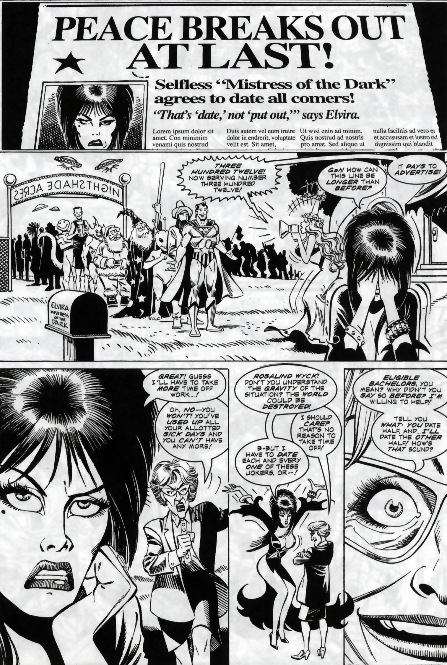 Read online Elvira, Mistress of the Dark comic -  Issue #118 - 24