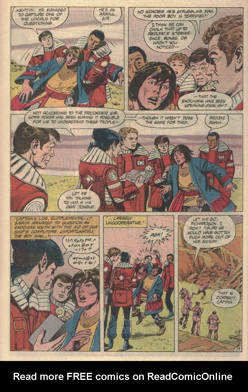 Read online Star Trek (1984) comic -  Issue #22 - 20