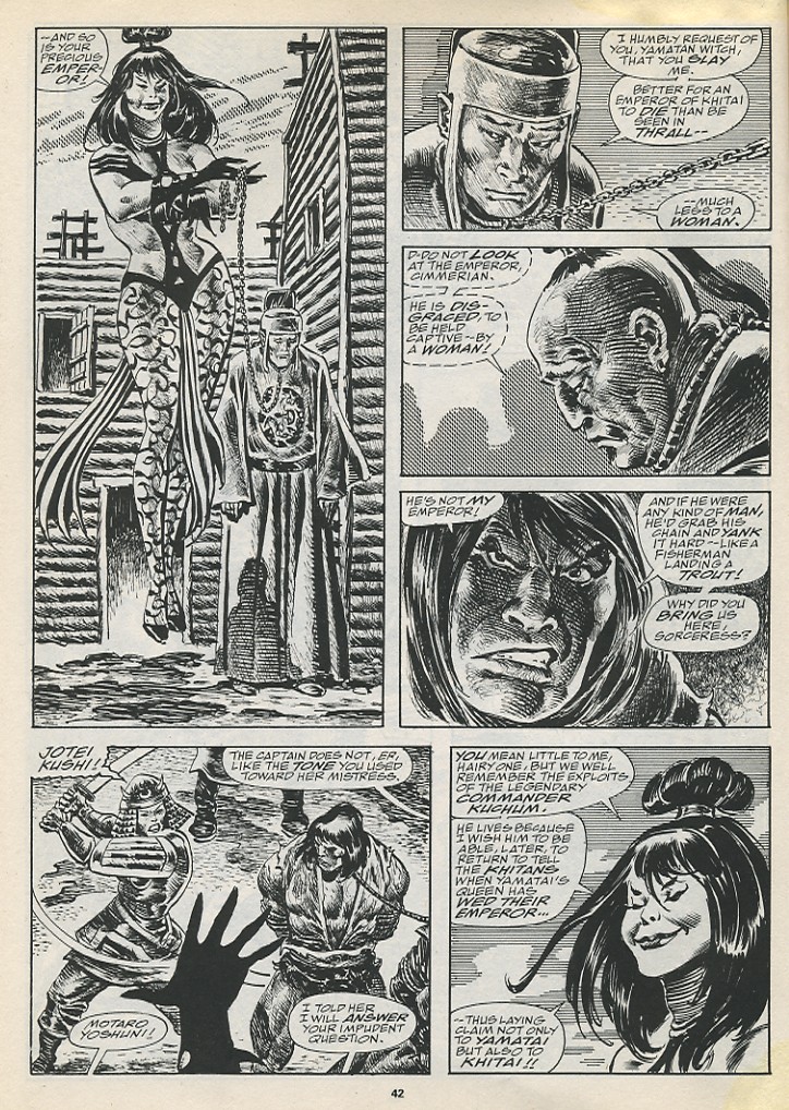 Read online The Savage Sword Of Conan comic -  Issue #194 - 44