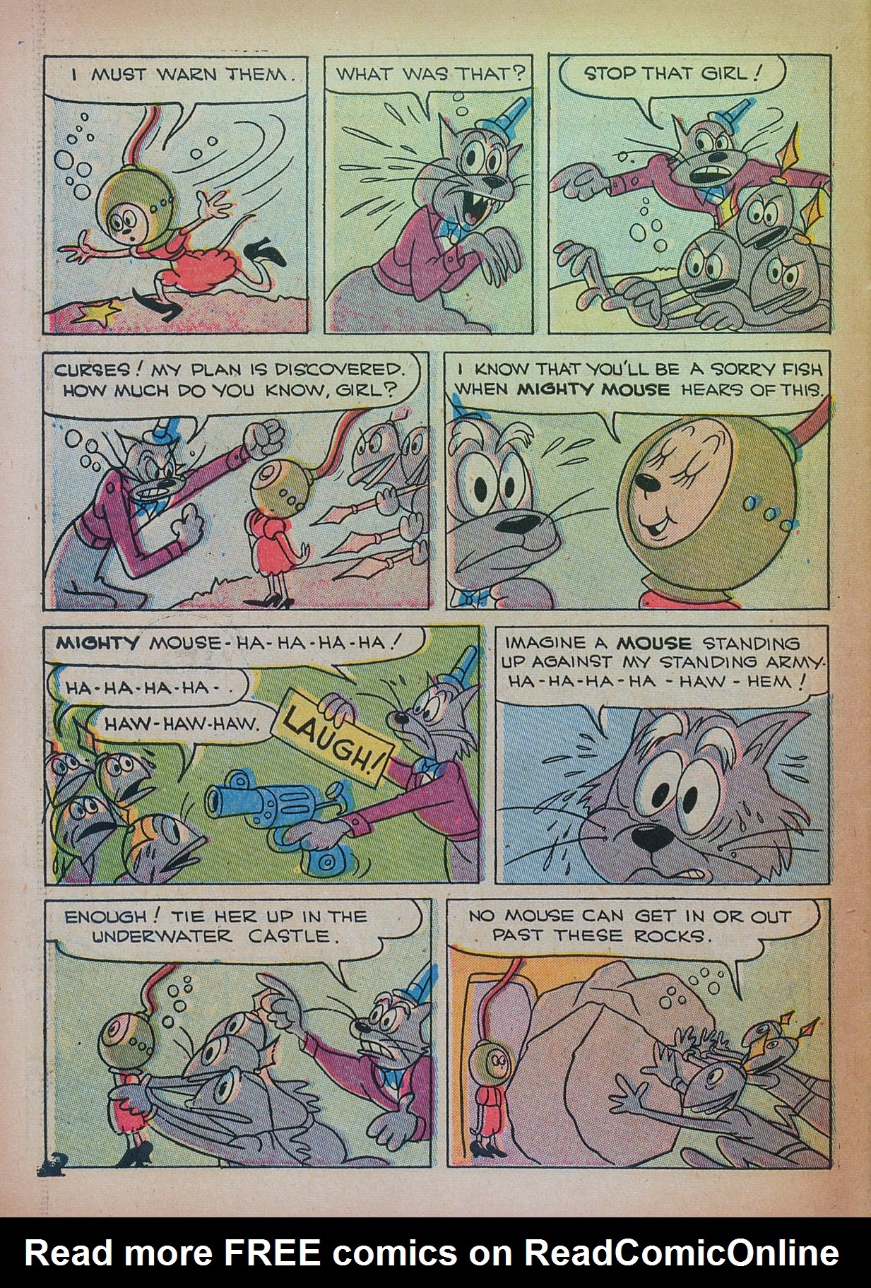 Read online Paul Terry's Mighty Mouse Comics comic -  Issue #26 - 30