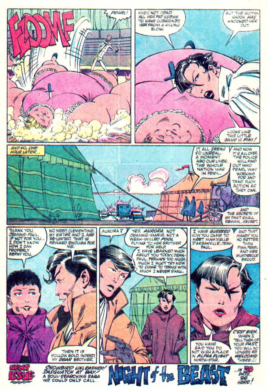 Read online Alpha Flight (1983) comic -  Issue #22 - 23