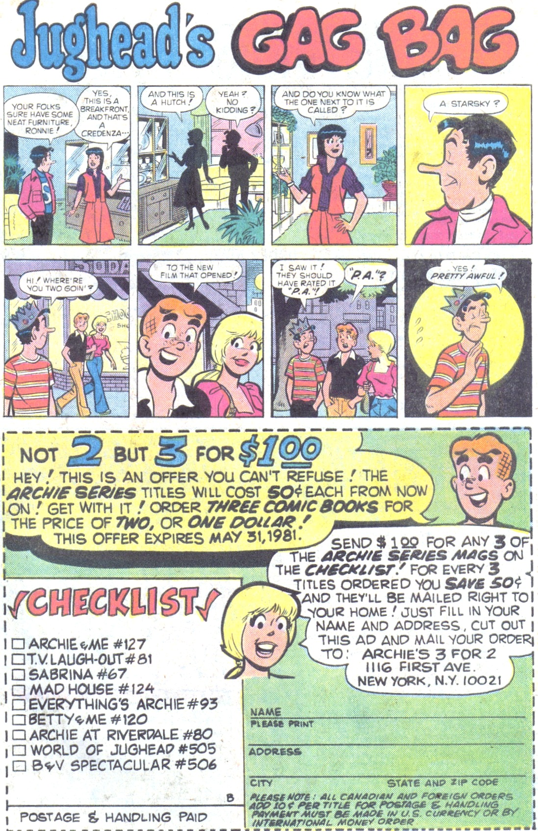 Read online Jughead (1965) comic -  Issue #312 - 27