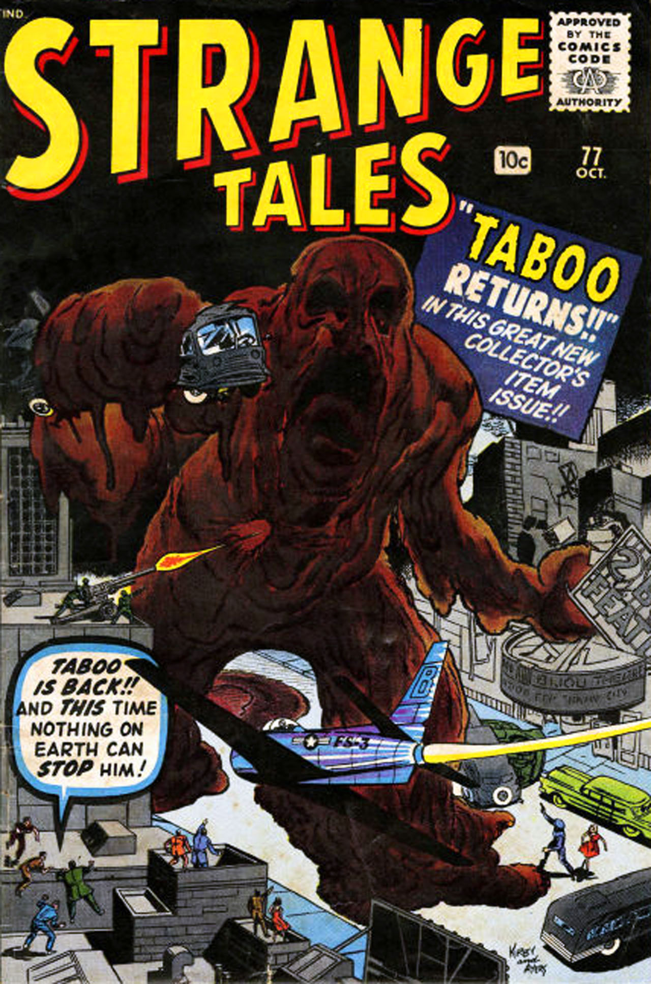 Read online Strange Tales (1951) comic -  Issue #77 - 1