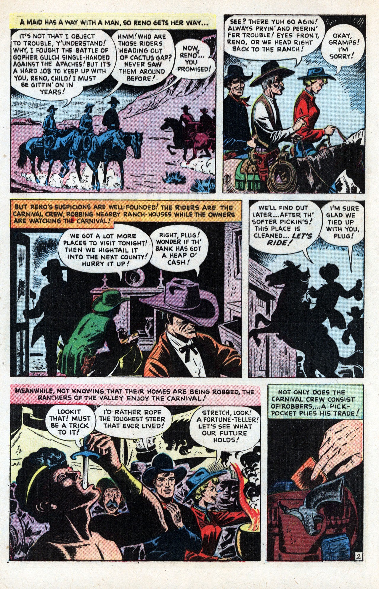 Read online Reno Browne, Hollywood's Greatest Cowgirl comic -  Issue #51 - 4