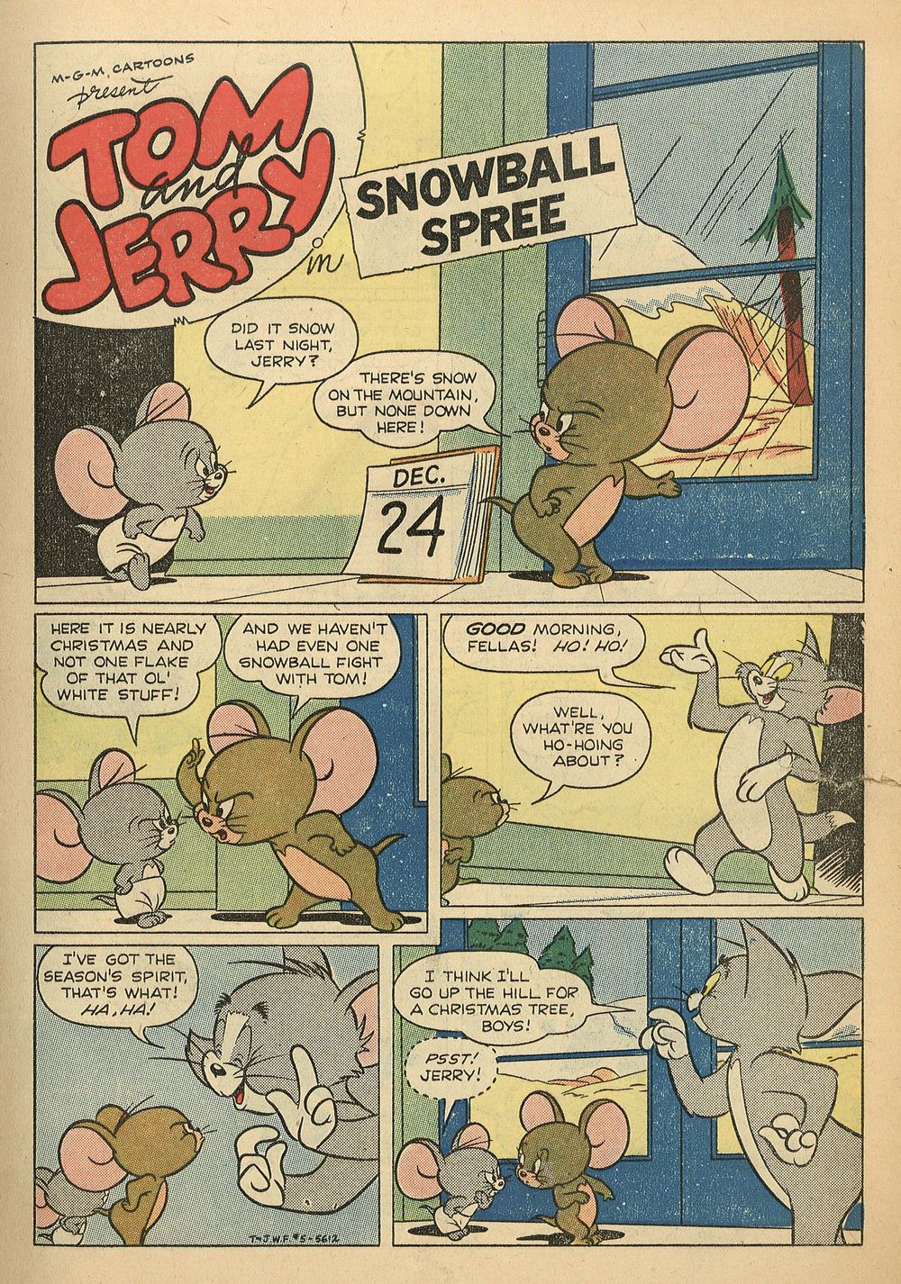 Read online M.G.M.'s Tom and Jerry's Winter Fun comic -  Issue #5 - 3