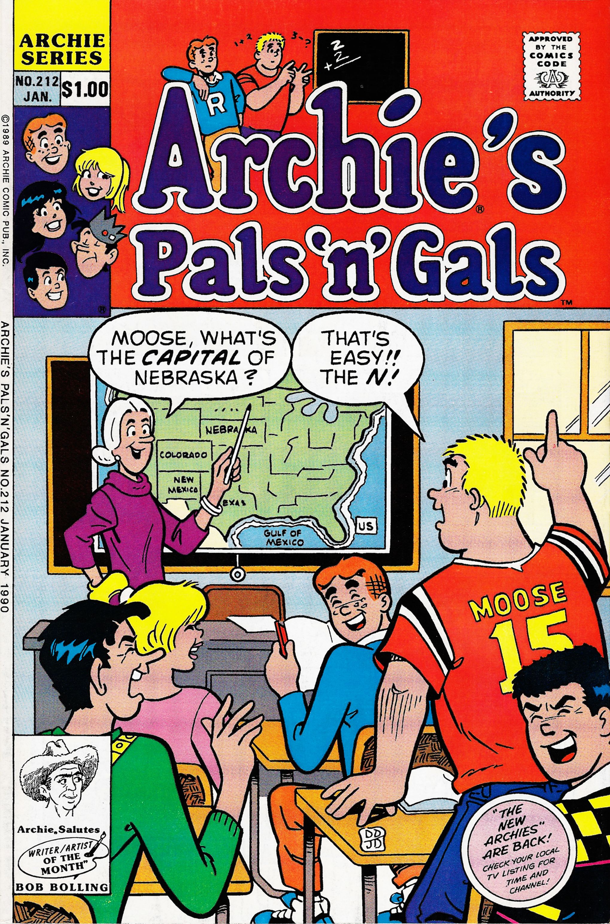 Read online Archie's Pals 'N' Gals (1952) comic -  Issue #212 - 1