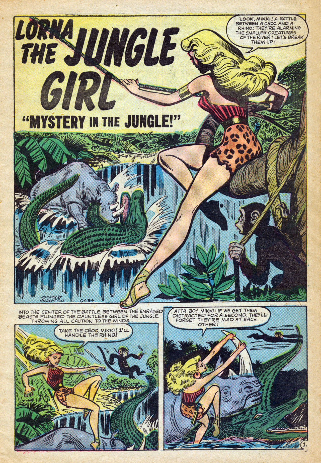 Read online Lorna, The Jungle Girl comic -  Issue #15 - 26