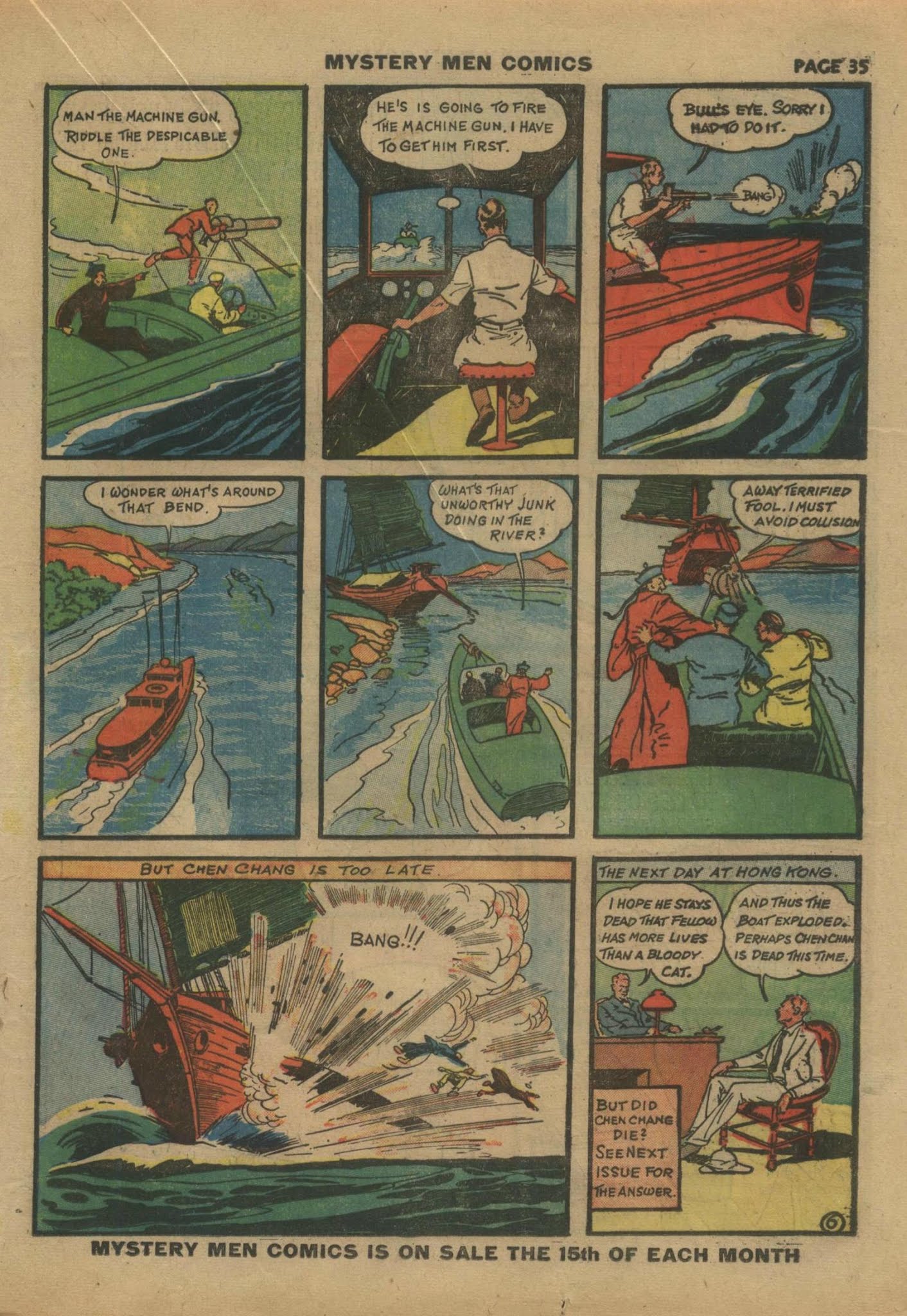 Read online Mystery Men Comics comic -  Issue #14 - 37