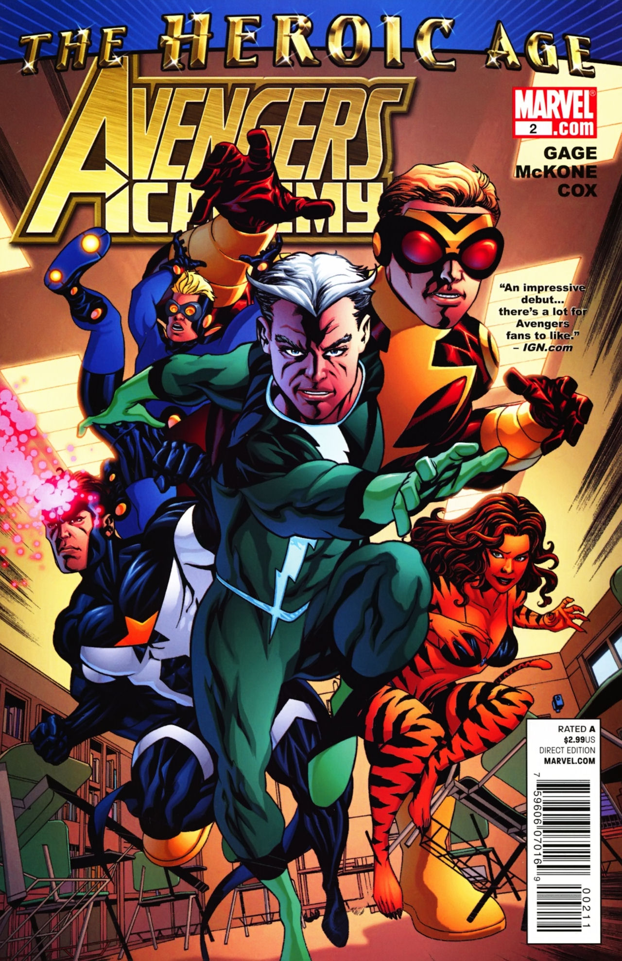 Read online Avengers Academy comic -  Issue #2 - 1