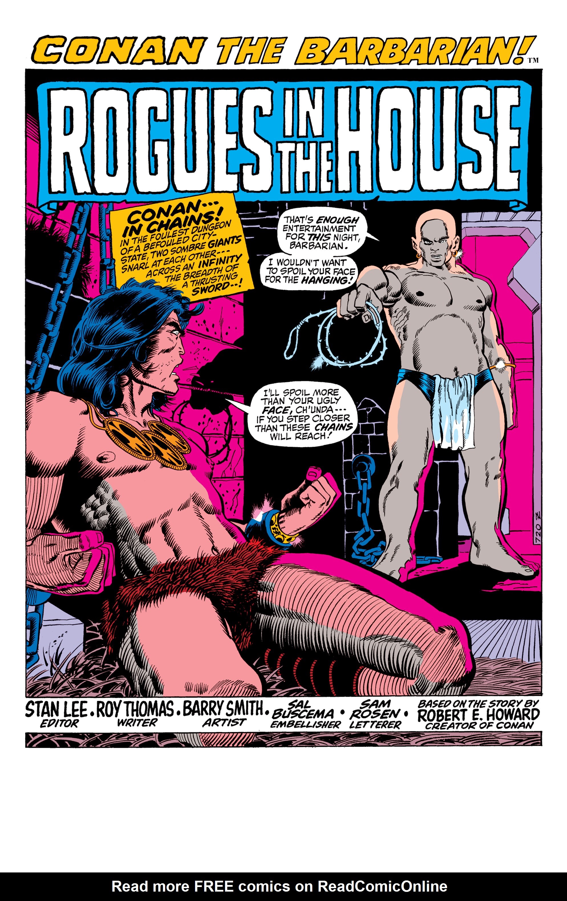 Read online Conan The Barbarian Epic Collection: The Original Marvel Years - The Coming Of Conan comic -  Issue # TPB (Part 3) - 20
