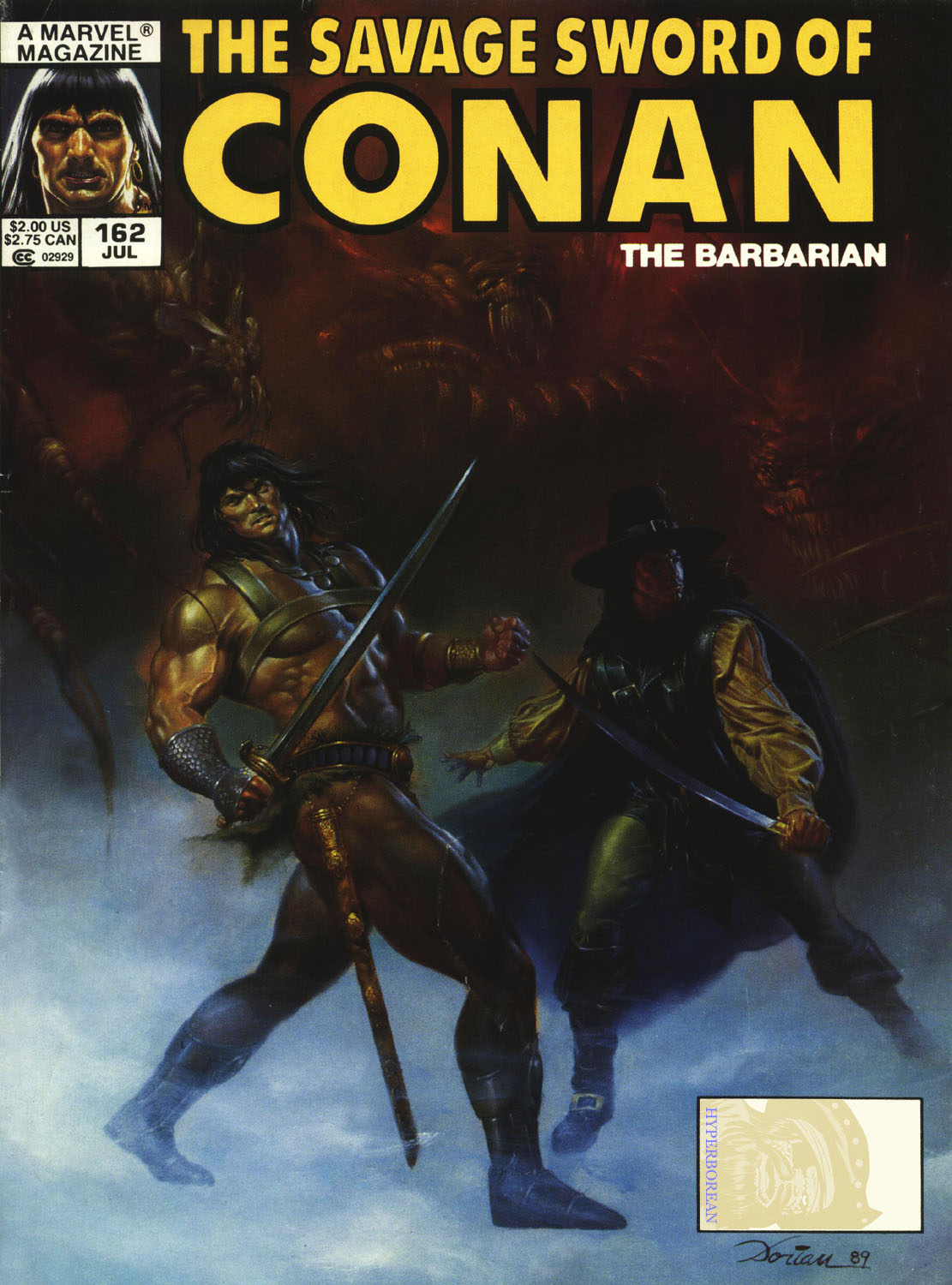 Read online The Savage Sword Of Conan comic -  Issue #162 - 1