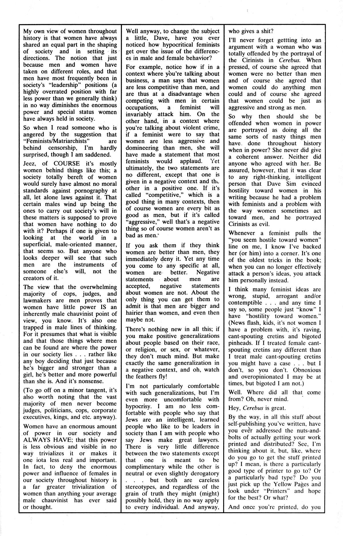 Read online Cerebus comic -  Issue #177 - 21