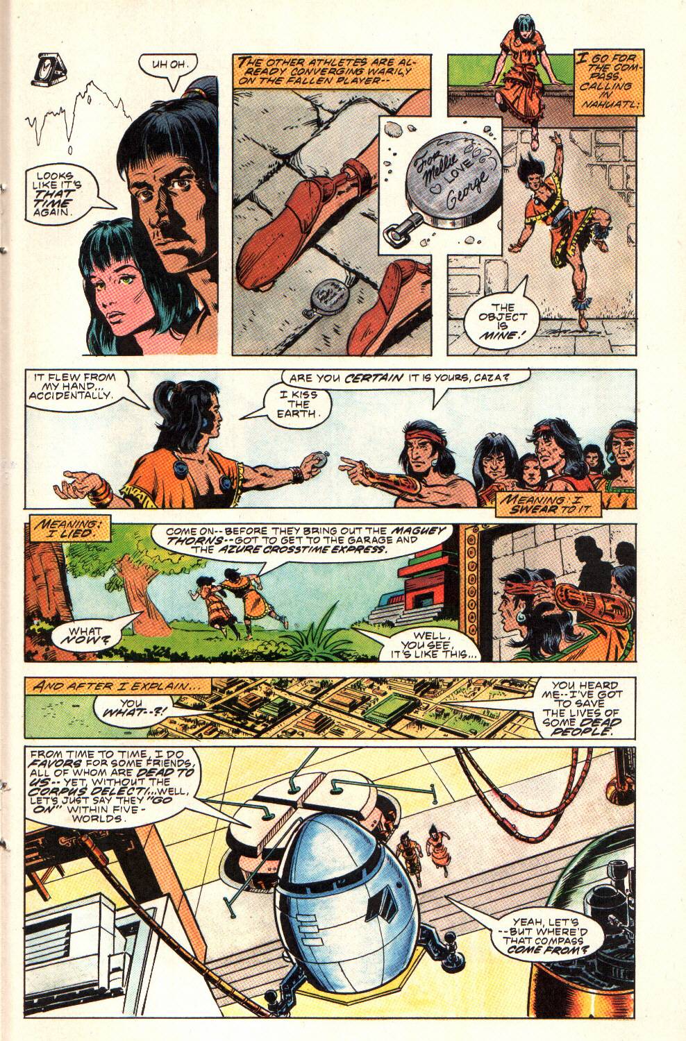 Read online Aztec Ace comic -  Issue #9 - 21