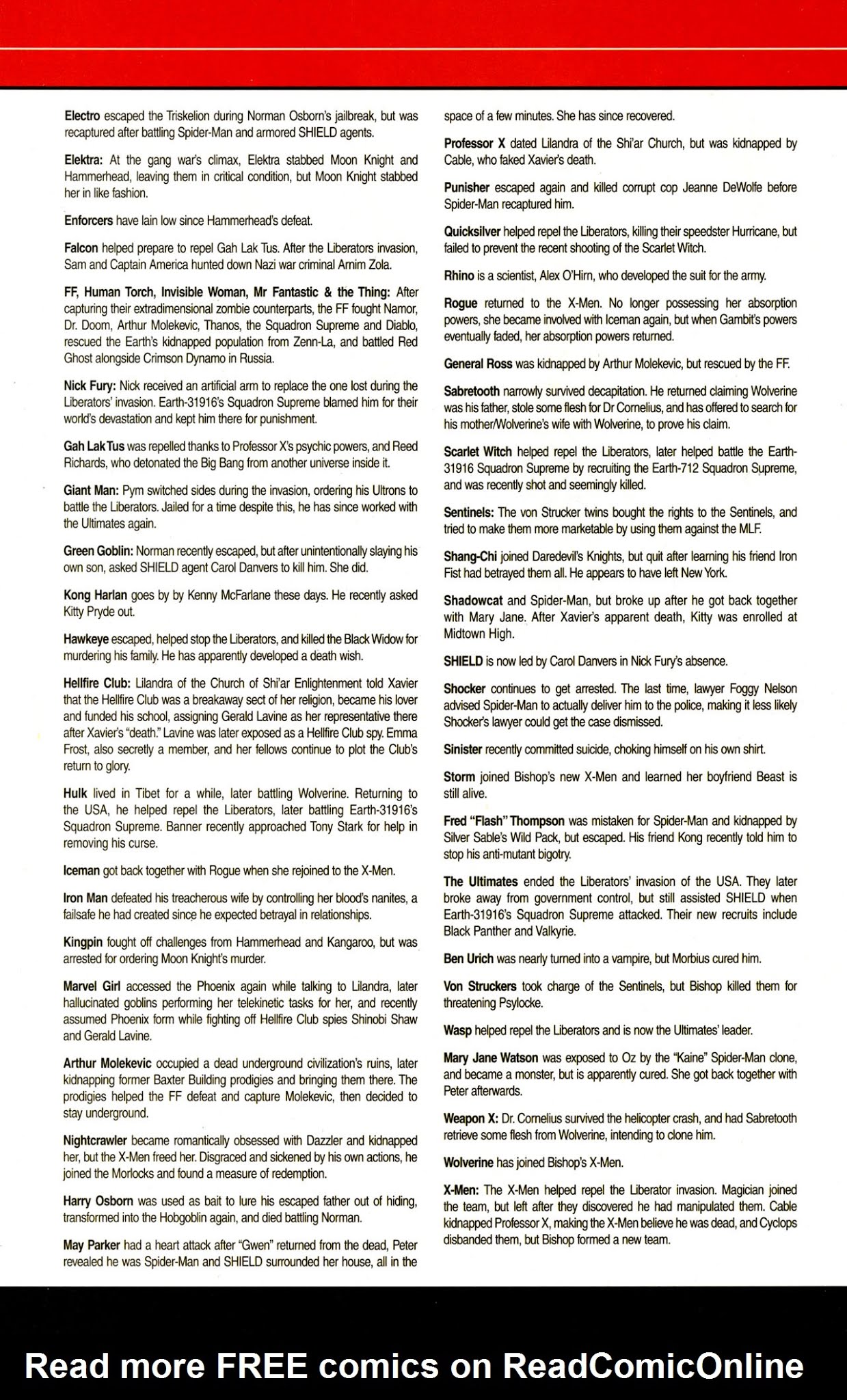 Read online Ultimate Secrets comic -  Issue # Full - 50