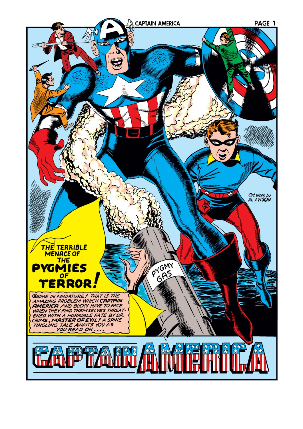 Captain America Comics 12 Page 1