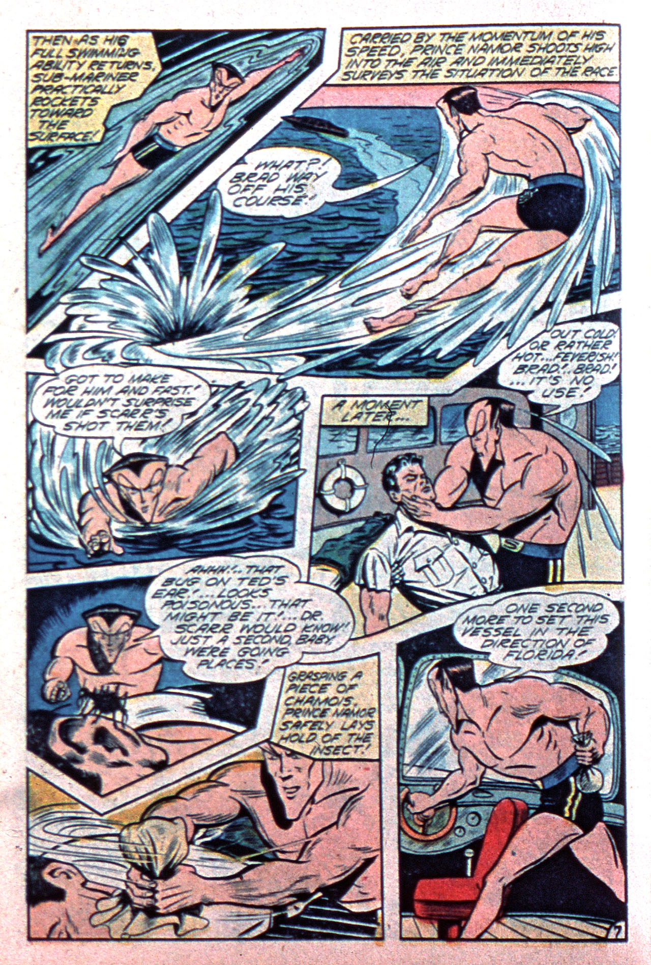 Read online Sub-Mariner Comics comic -  Issue #15 - 36