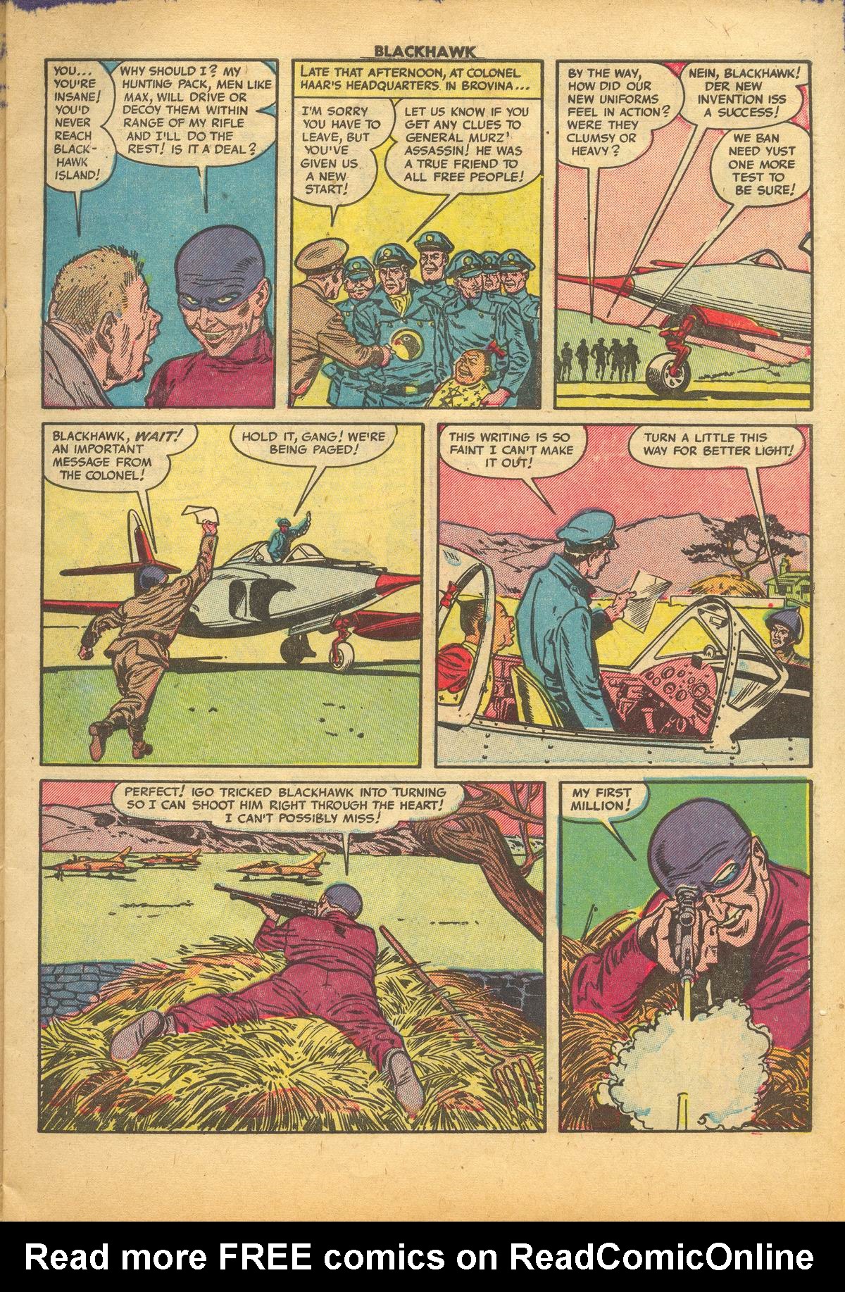 Read online Blackhawk (1957) comic -  Issue #66 - 8
