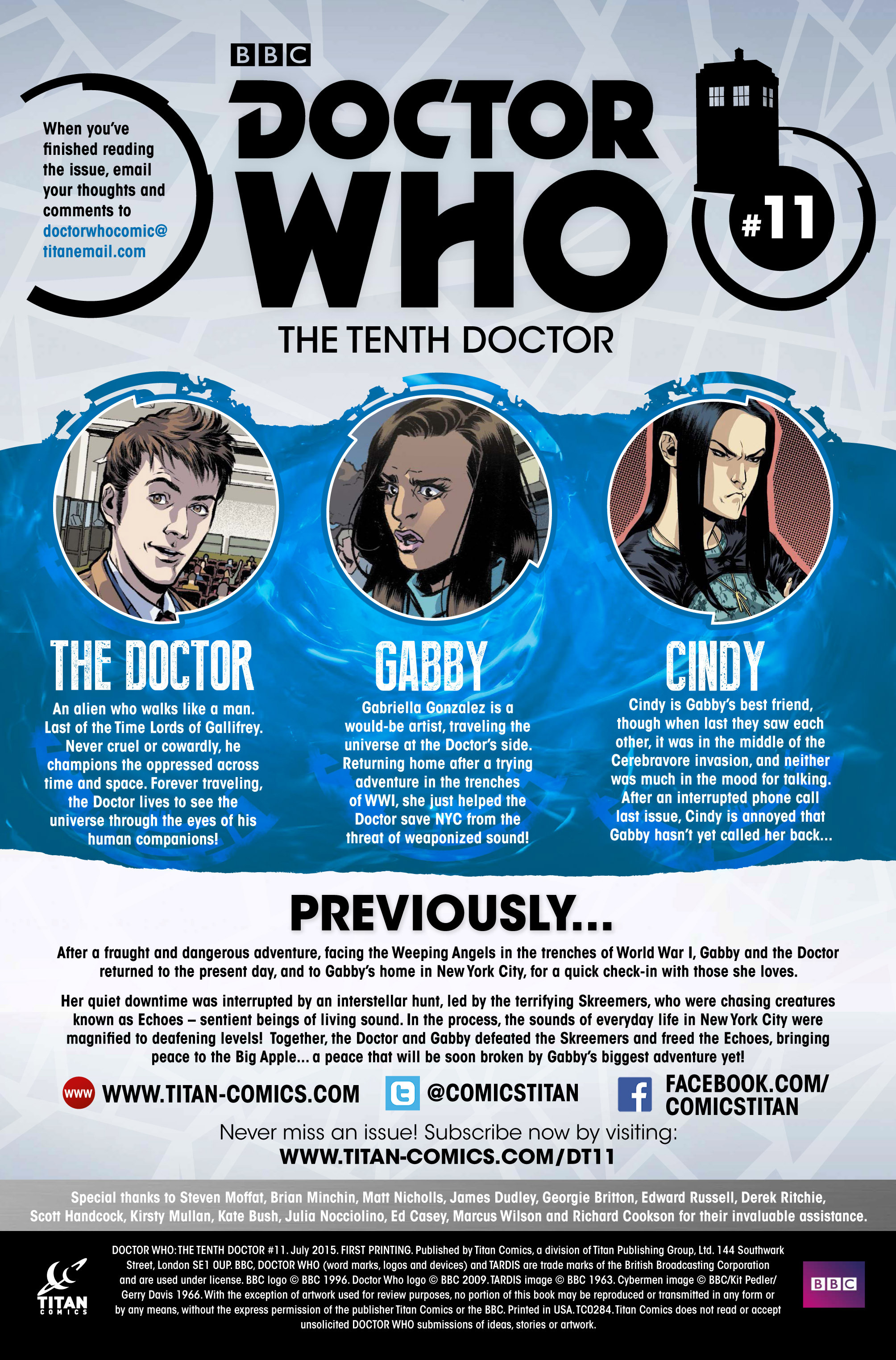 Read online Doctor Who: The Tenth Doctor comic -  Issue #11 - 3