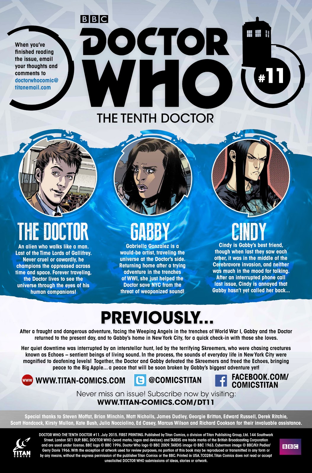 Doctor Who: The Tenth Doctor issue 11 - Page 3