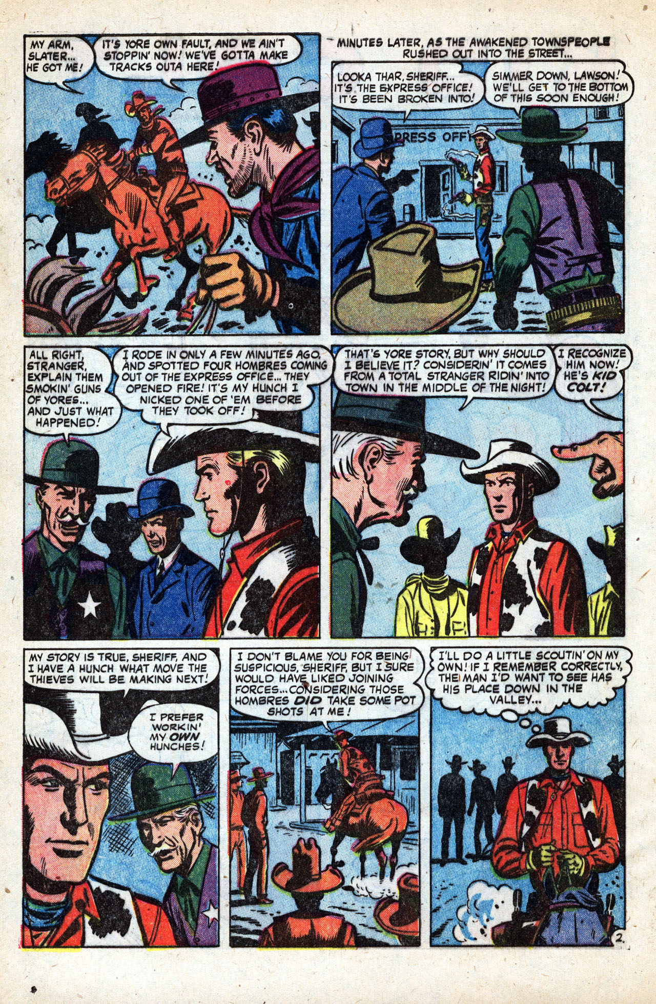 Read online Kid Colt Outlaw comic -  Issue #57 - 4