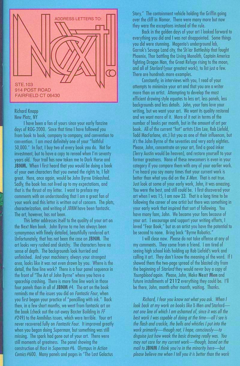 Read online John Byrne's Next Men (1992) comic -  Issue #9 - 23
