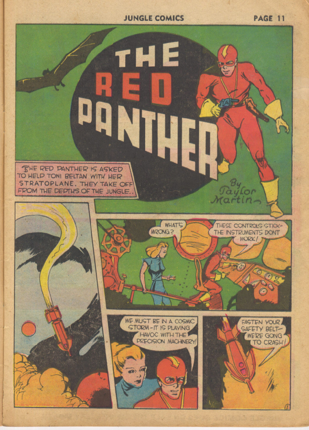 Read online Jungle Comics comic -  Issue #10 - 12