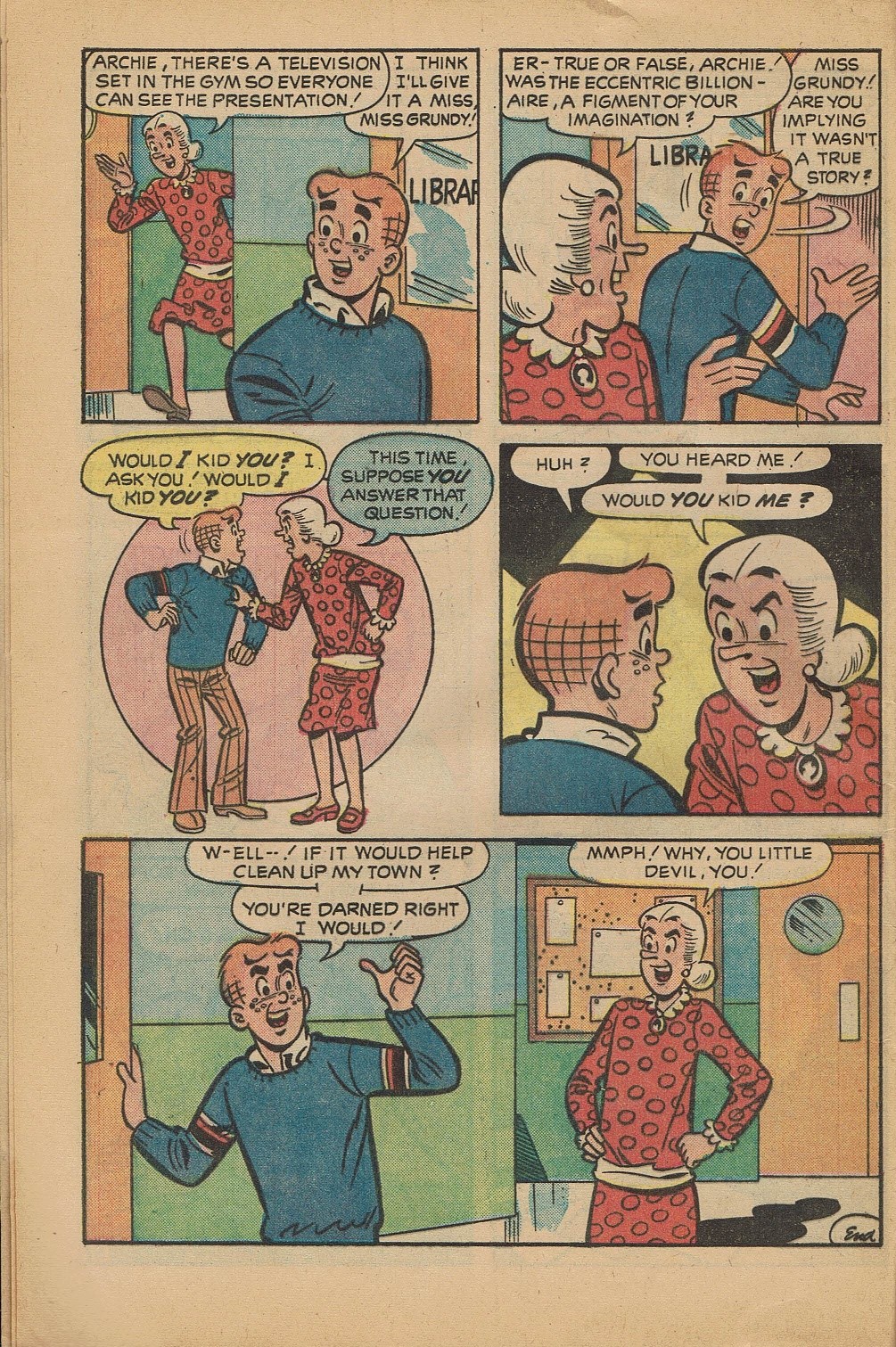 Read online Archie at Riverdale High (1972) comic -  Issue #5 - 9