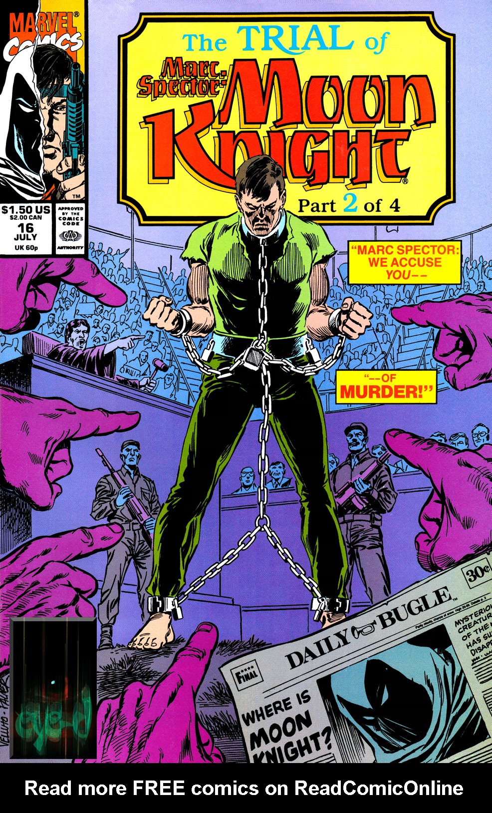 Read online Marc Spector: Moon Knight comic -  Issue #16 - 1