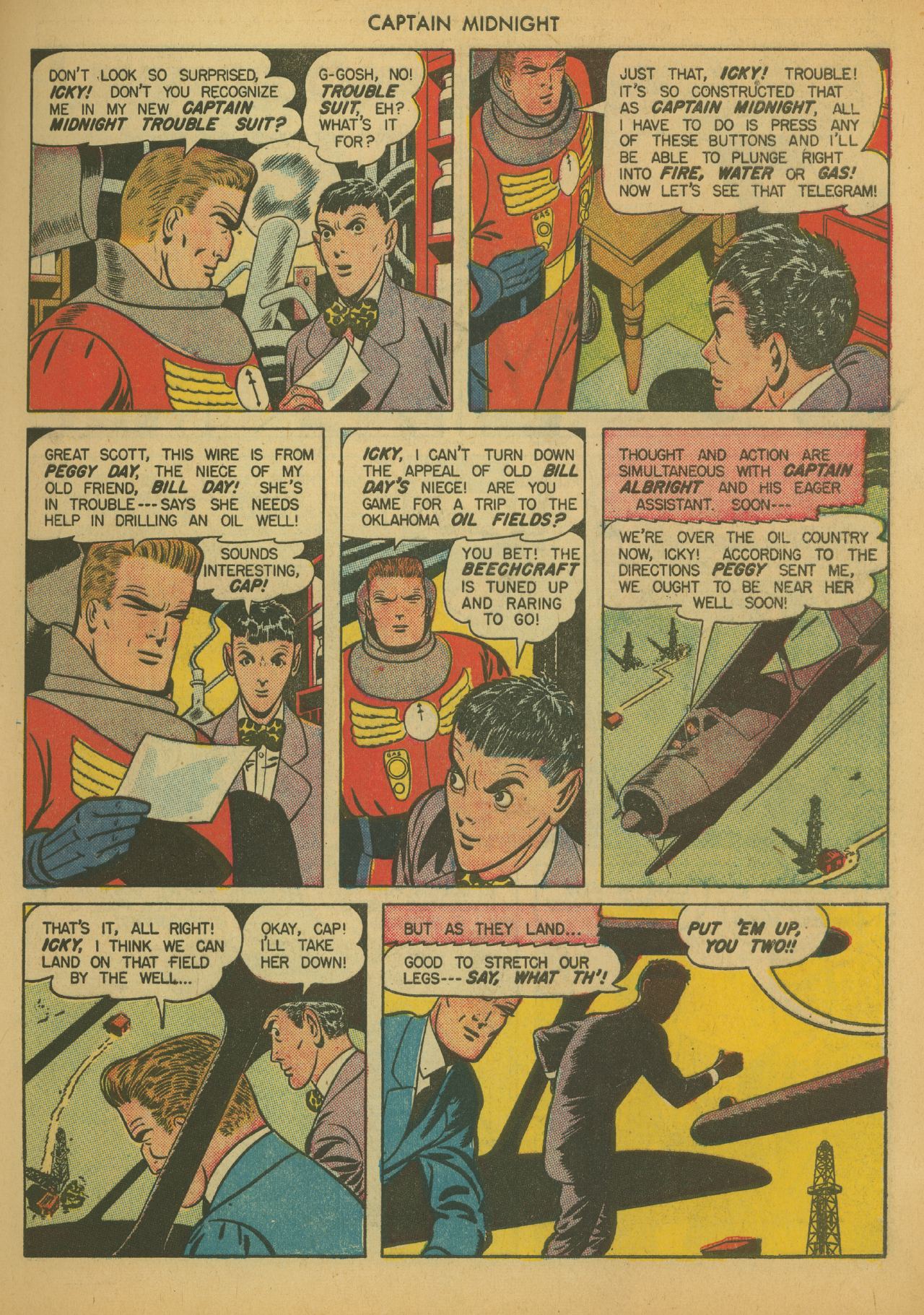 Read online Captain Midnight (1942) comic -  Issue #46 - 5