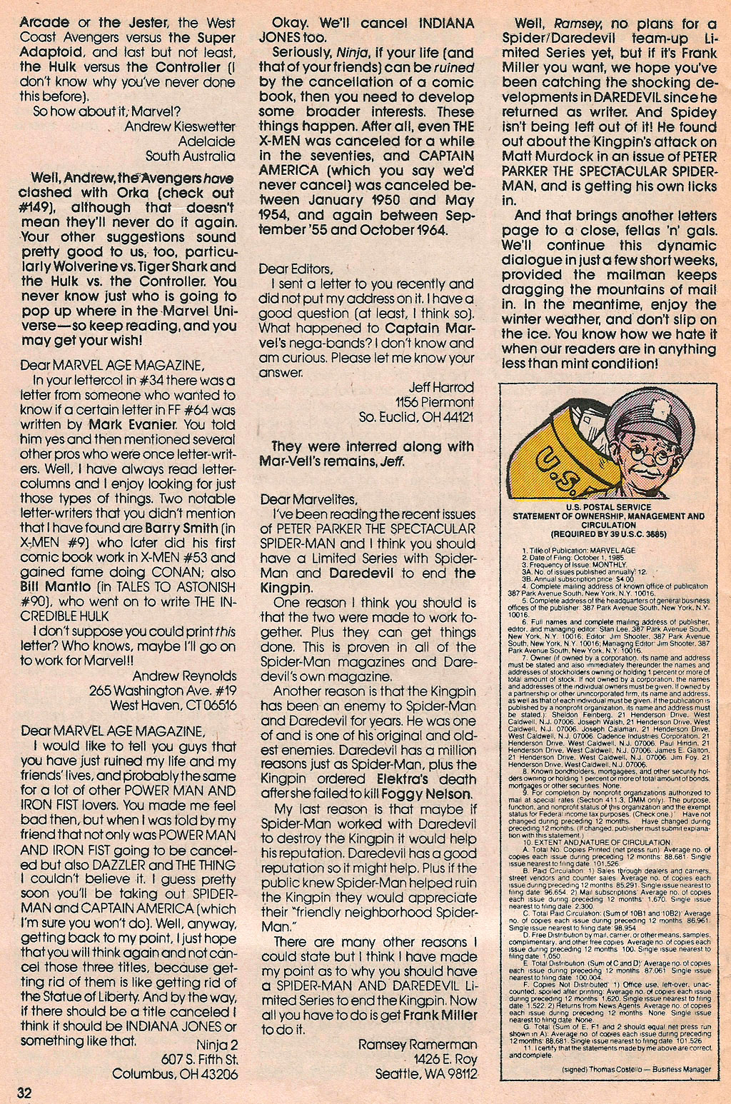 Read online Marvel Age comic -  Issue #39 - 33