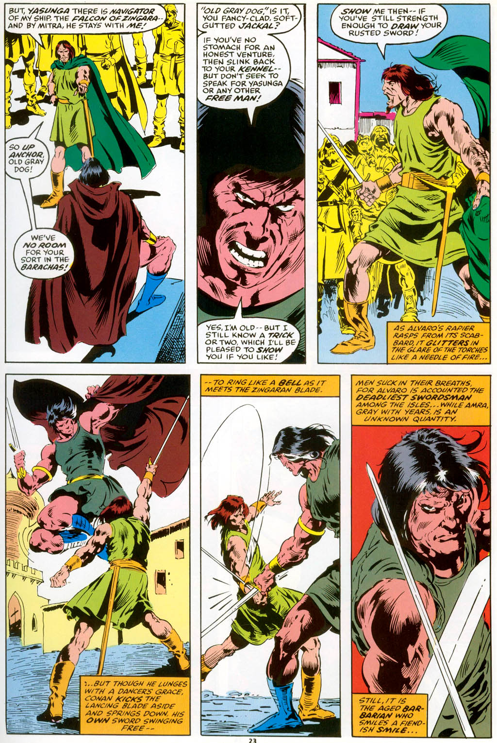 Read online Marvel Graphic Novel comic -  Issue #42 - Conan of the Isles - 24
