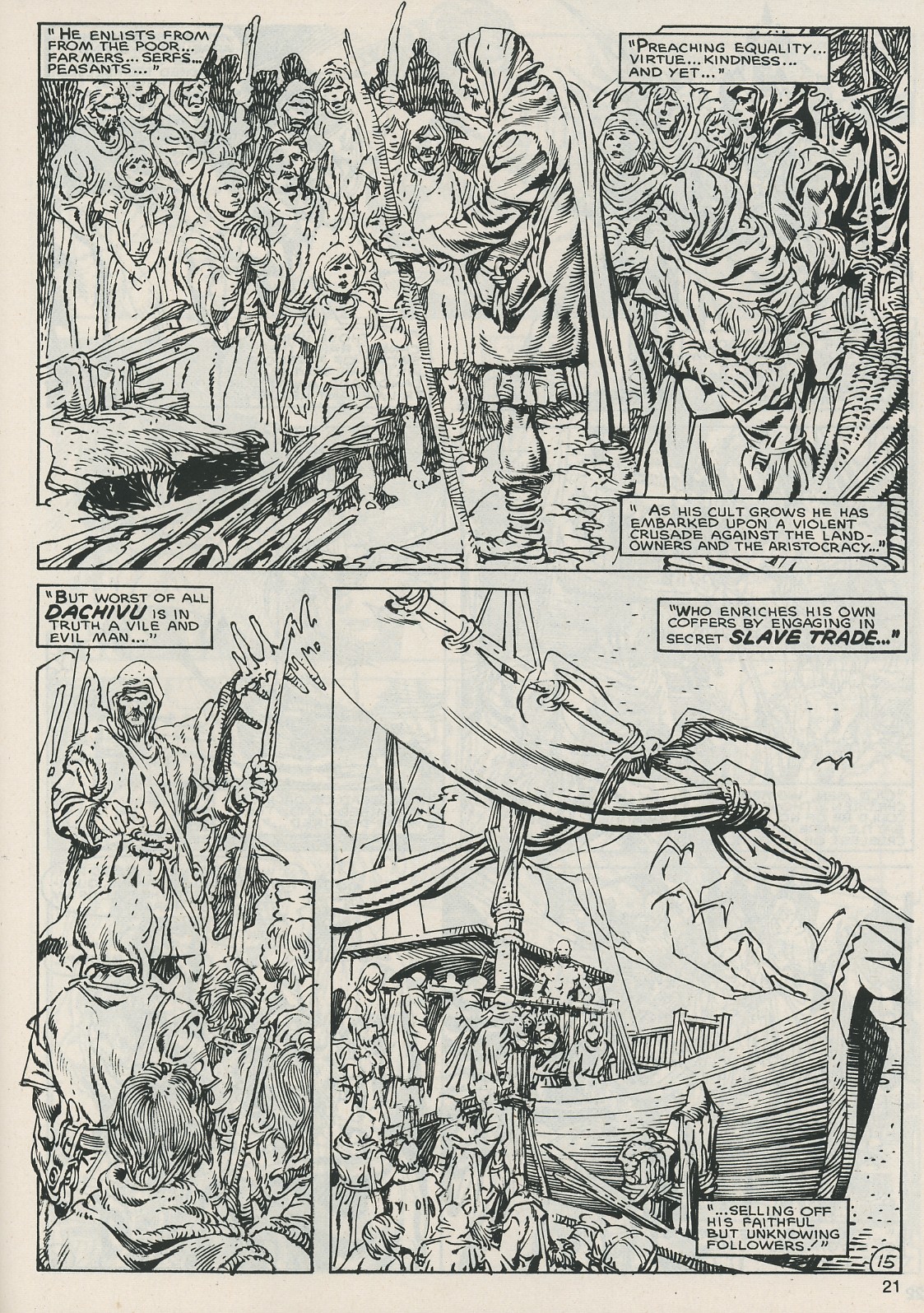 Read online The Savage Sword Of Conan comic -  Issue #121 - 21