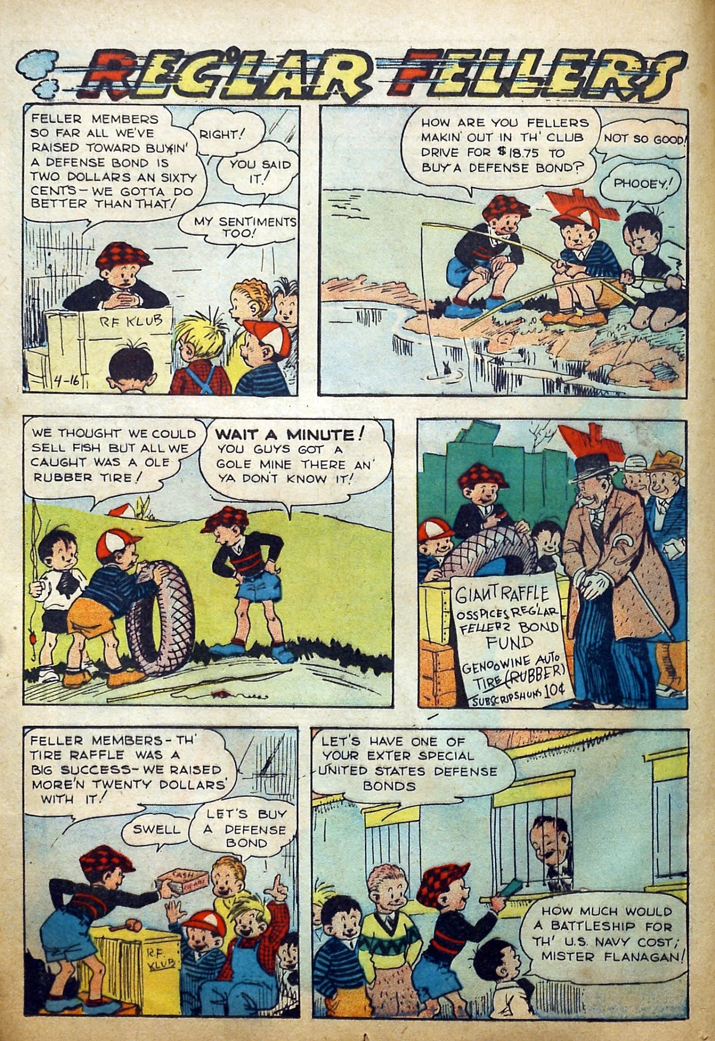 Read online Reg'lar Fellers Heroic Comics comic -  Issue #14 - 22