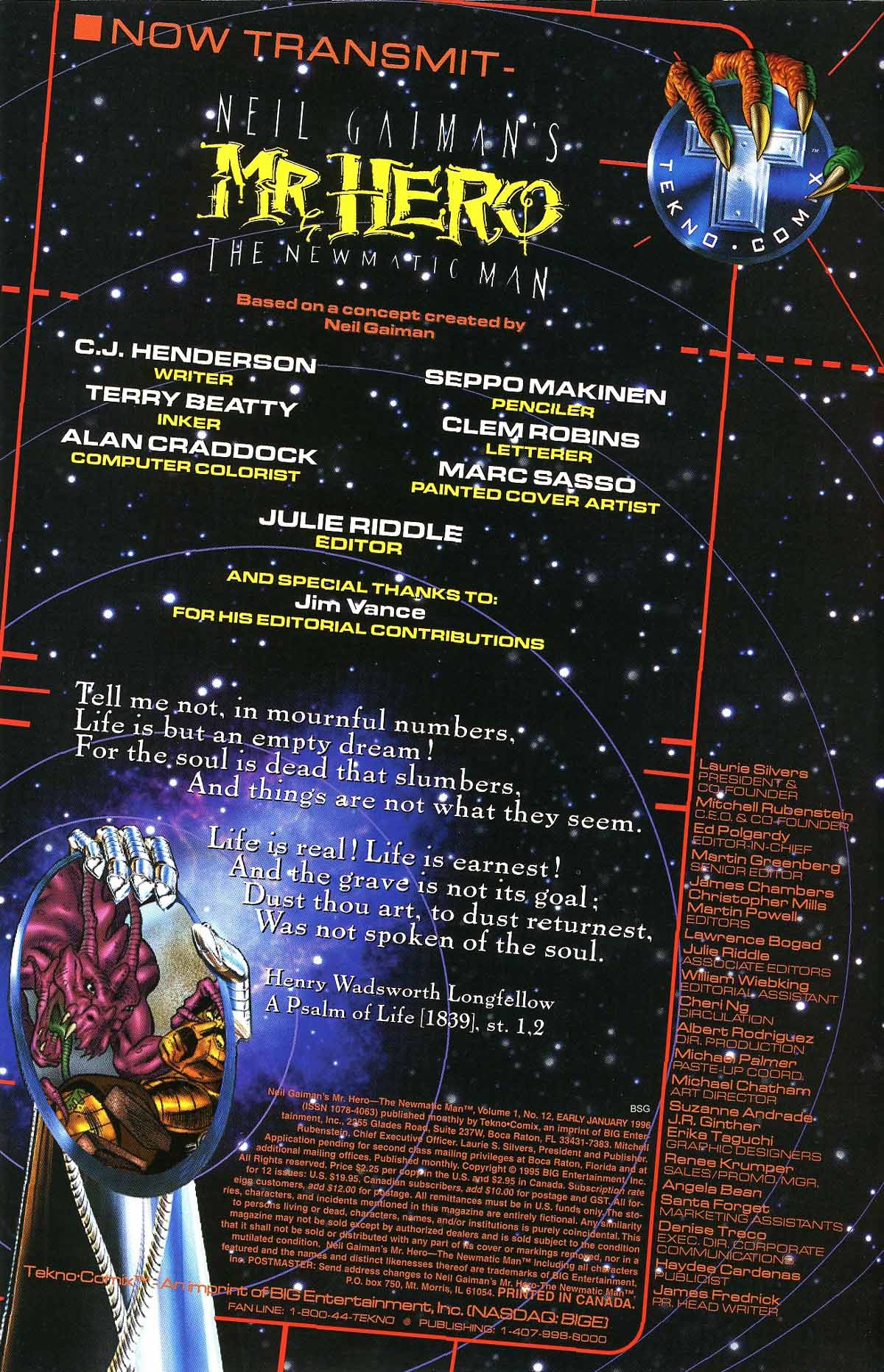Read online Neil Gaiman's Mr. Hero - The Newmatic Man (1995) comic -  Issue #12 - 2