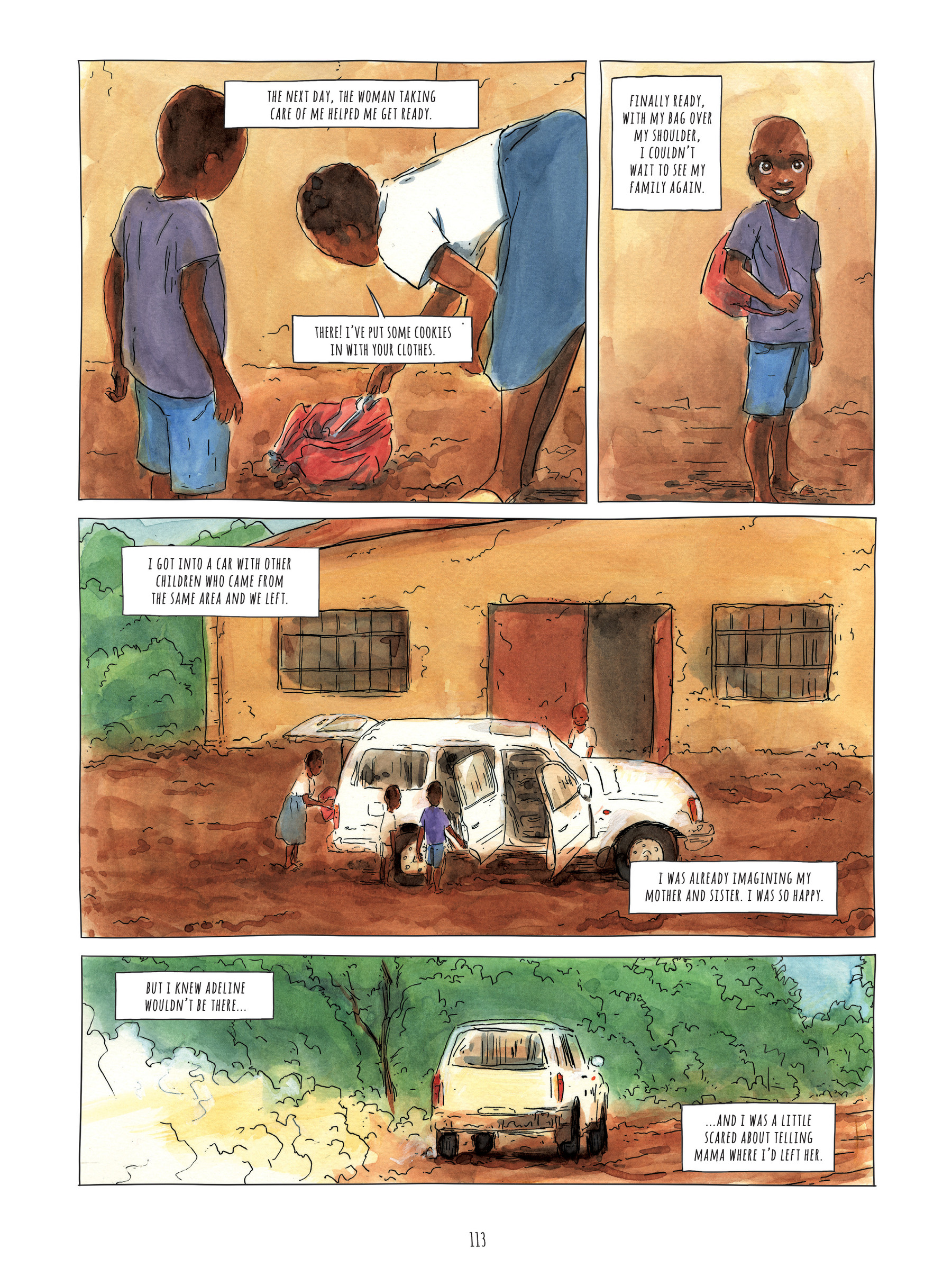 Read online Alice on the Run: One Child's Journey Through the Rwandan Civil War comic -  Issue # TPB - 112