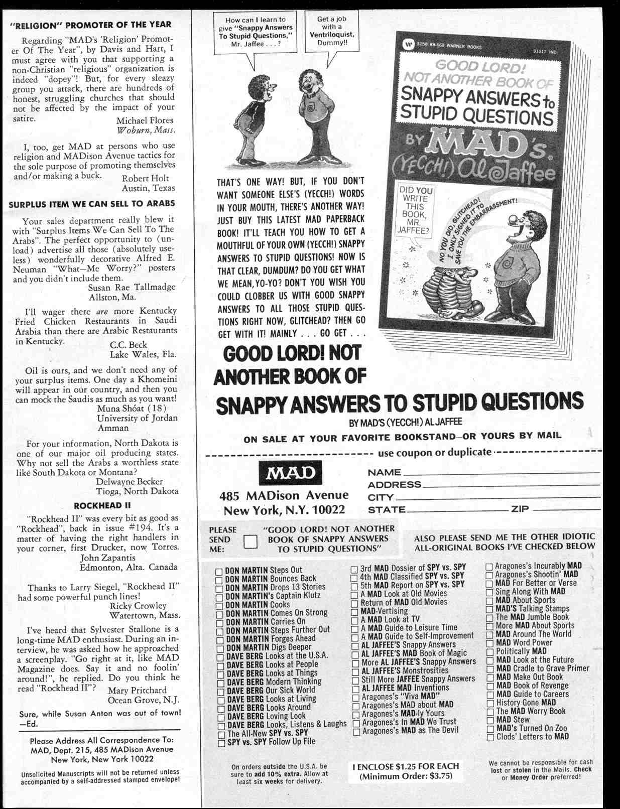 Read online MAD comic -  Issue #215 - 5