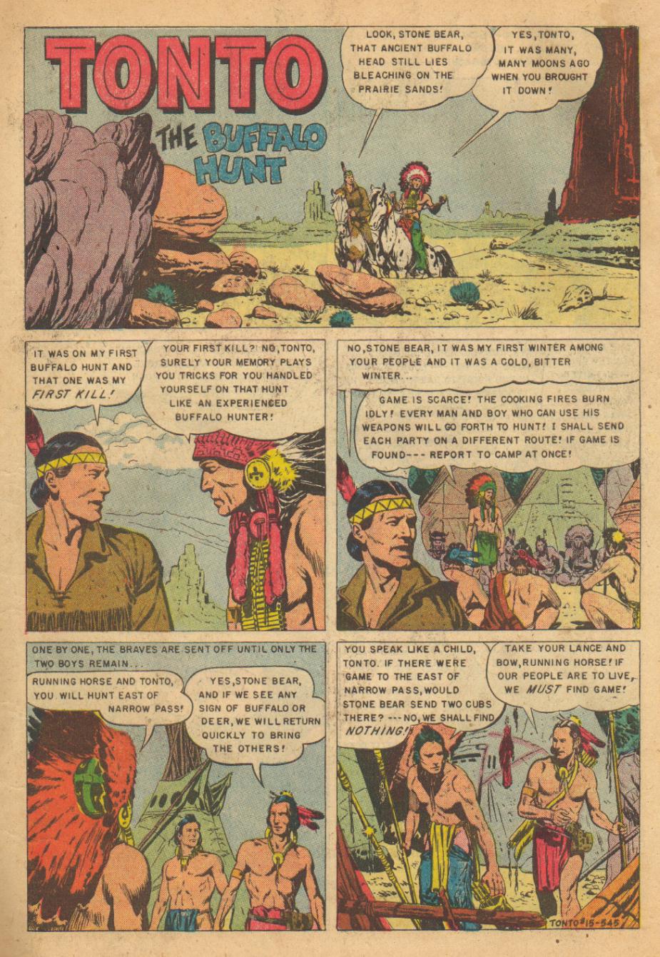 Read online Lone Ranger's Companion Tonto comic -  Issue #15 - 3
