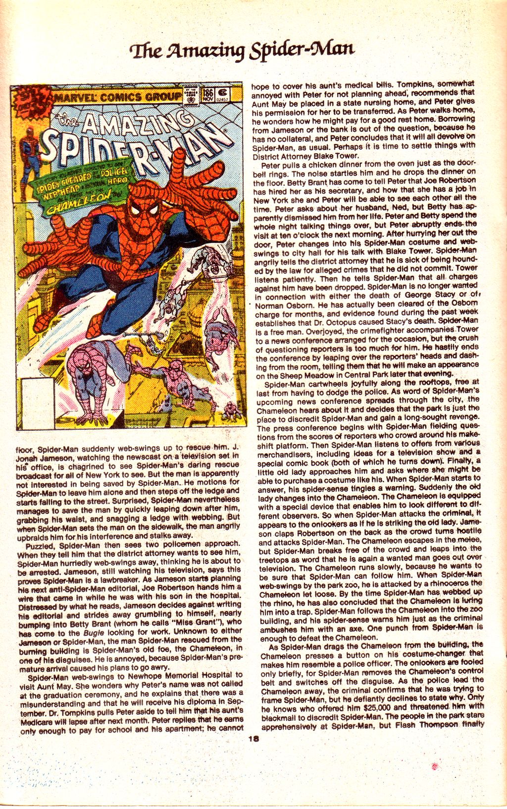 Read online The Official Marvel Index to The Amazing Spider-Man comic -  Issue #8 - 20