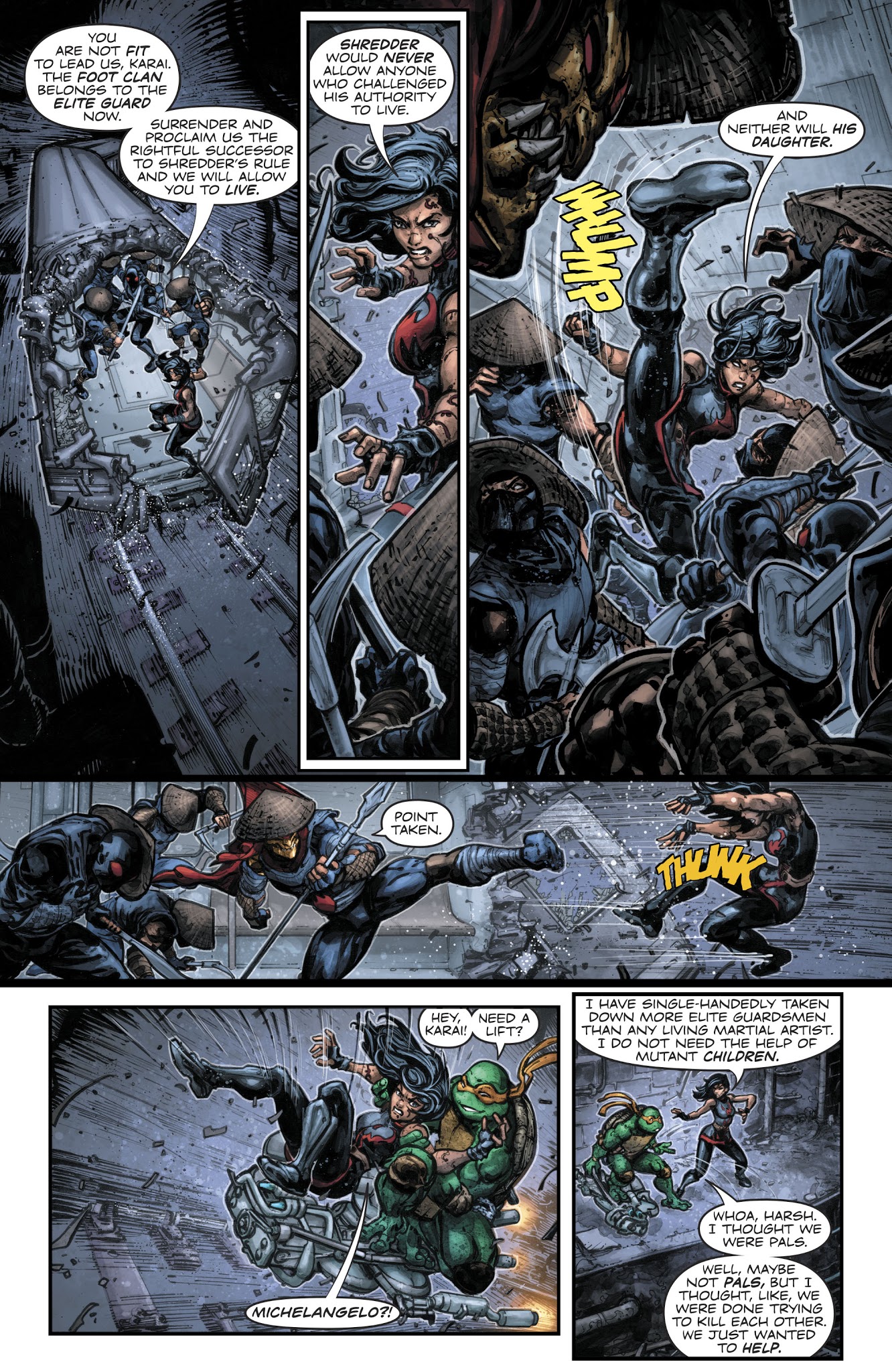 Read online Batman/Teenage Mutant Ninja Turtles II comic -  Issue #1 - 6