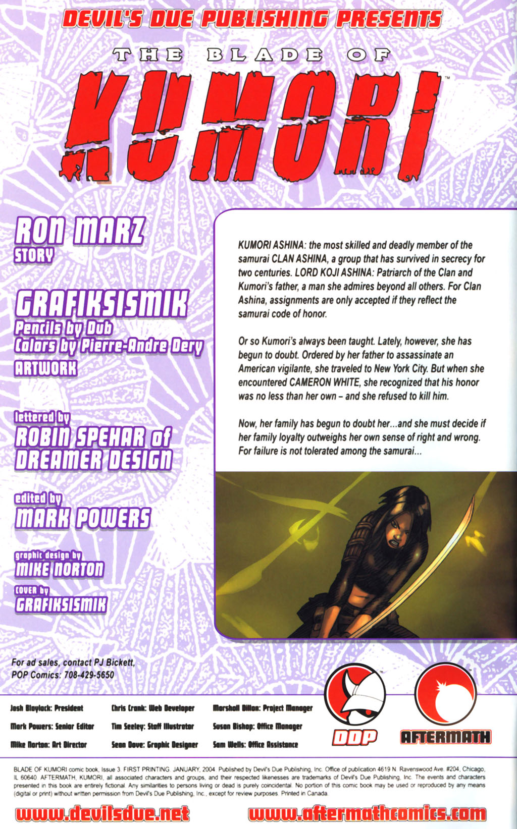 Read online The Blade of Kumori comic -  Issue #3 - 2