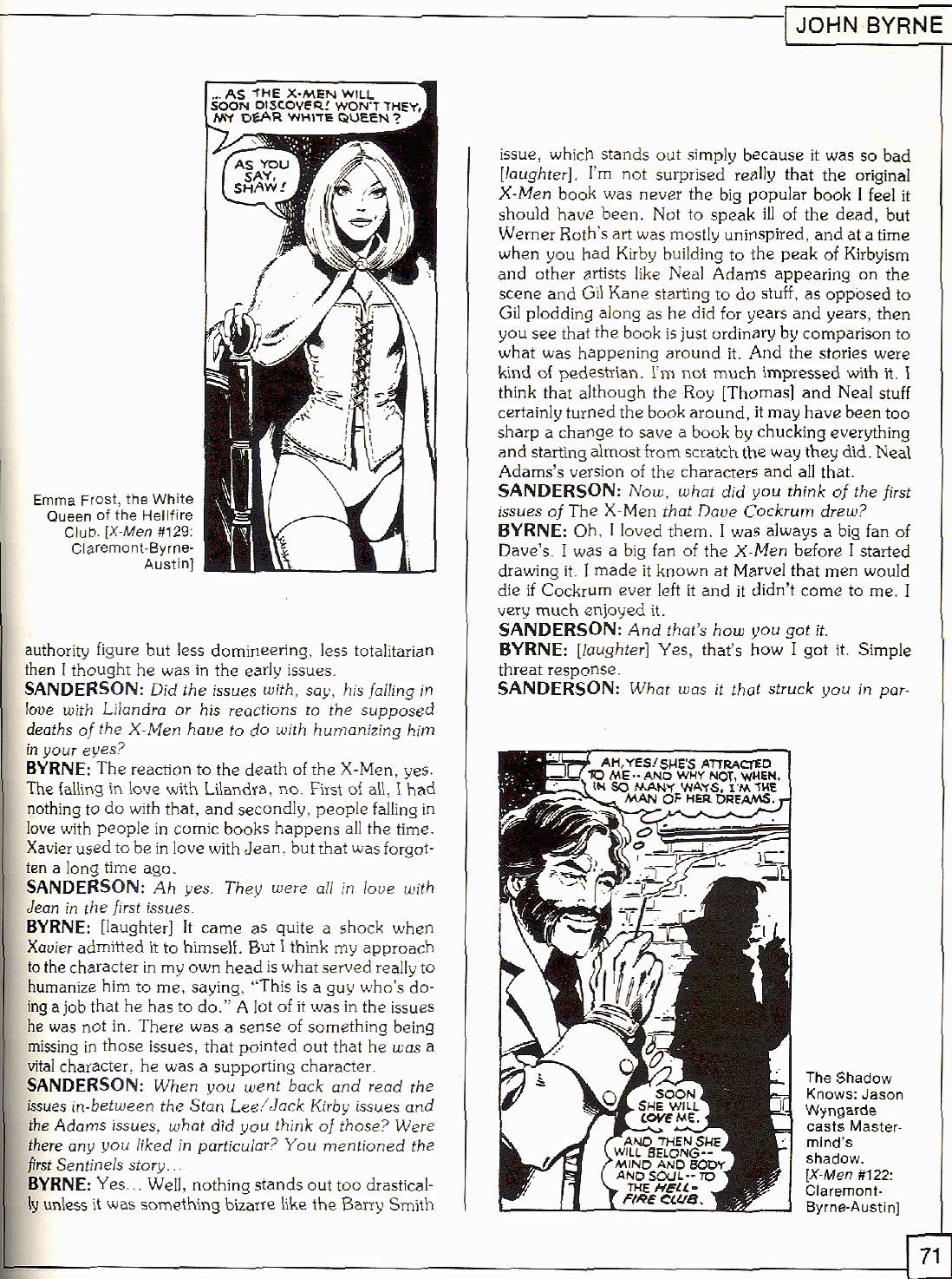 Read online The X-Men Companion comic -  Issue #2 - 71