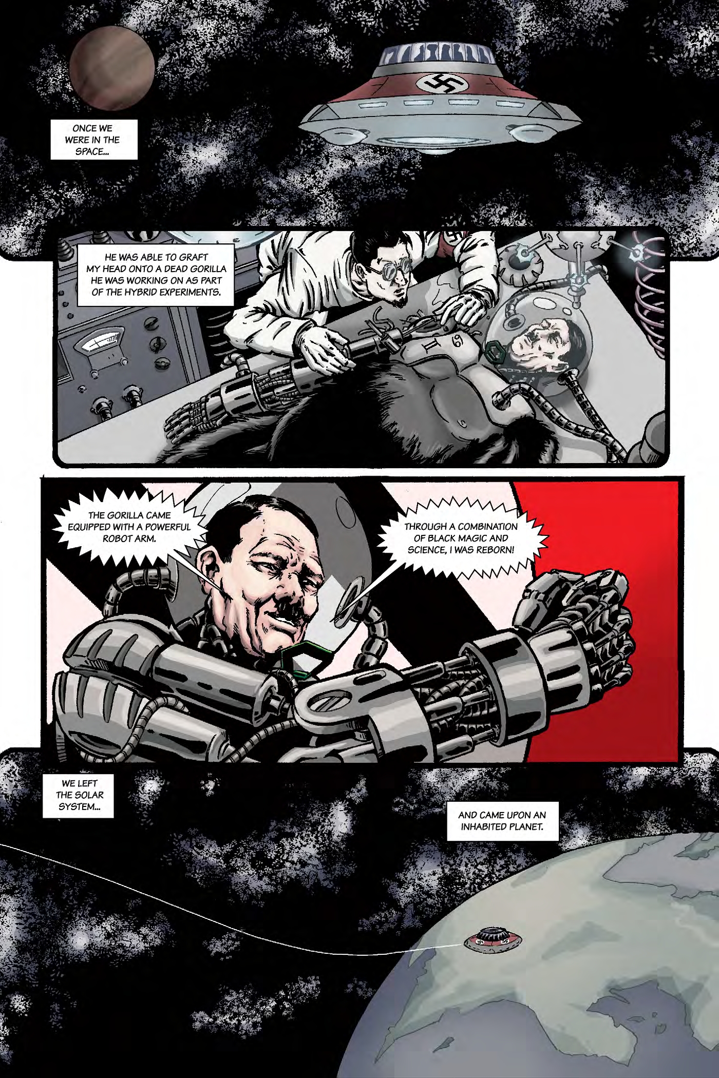 Read online Nazi Werewolves from Outer Space comic -  Issue #4 - 16