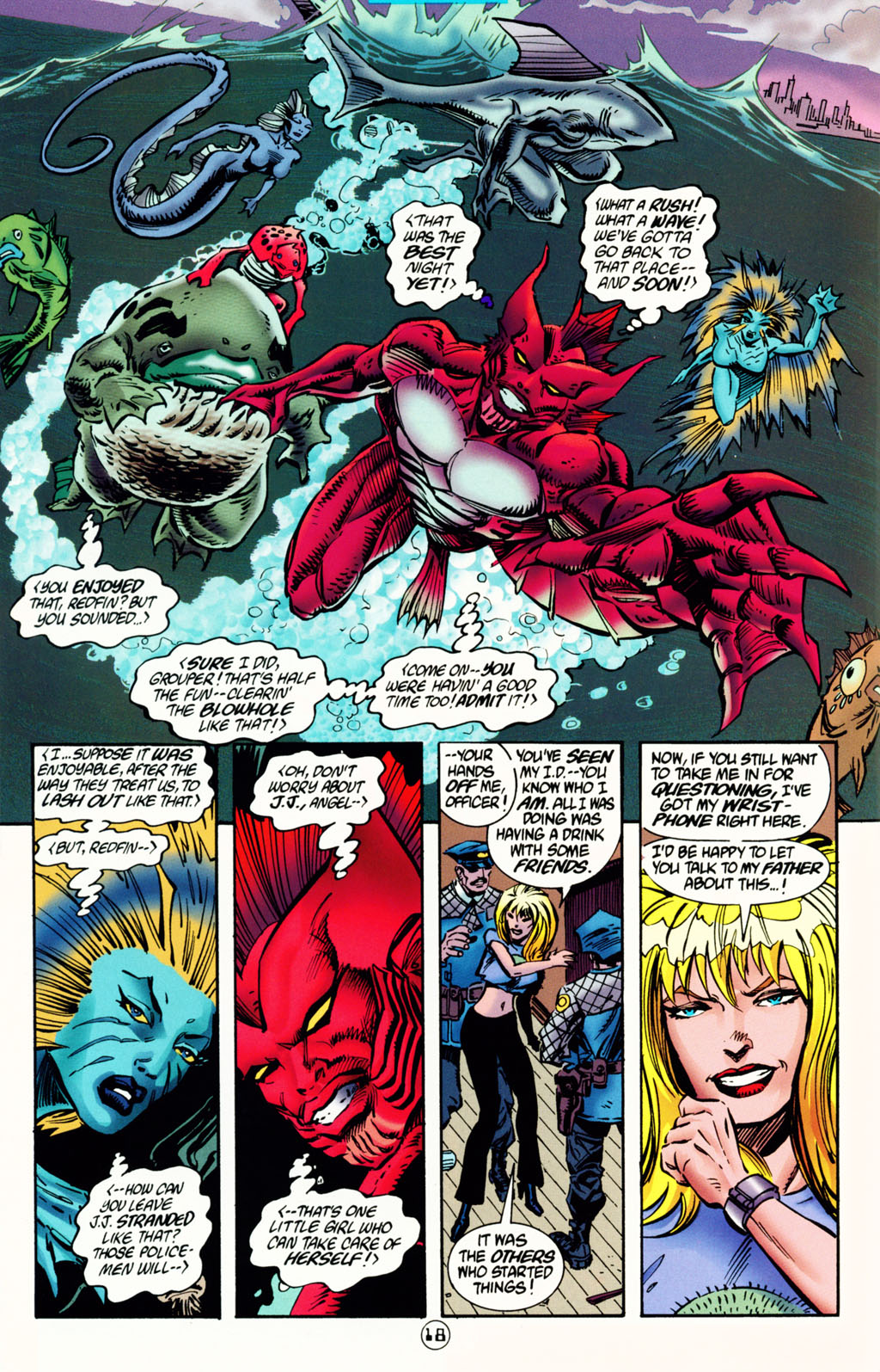 Read online Tangent Comics/ Sea Devils comic -  Issue # Full - 24