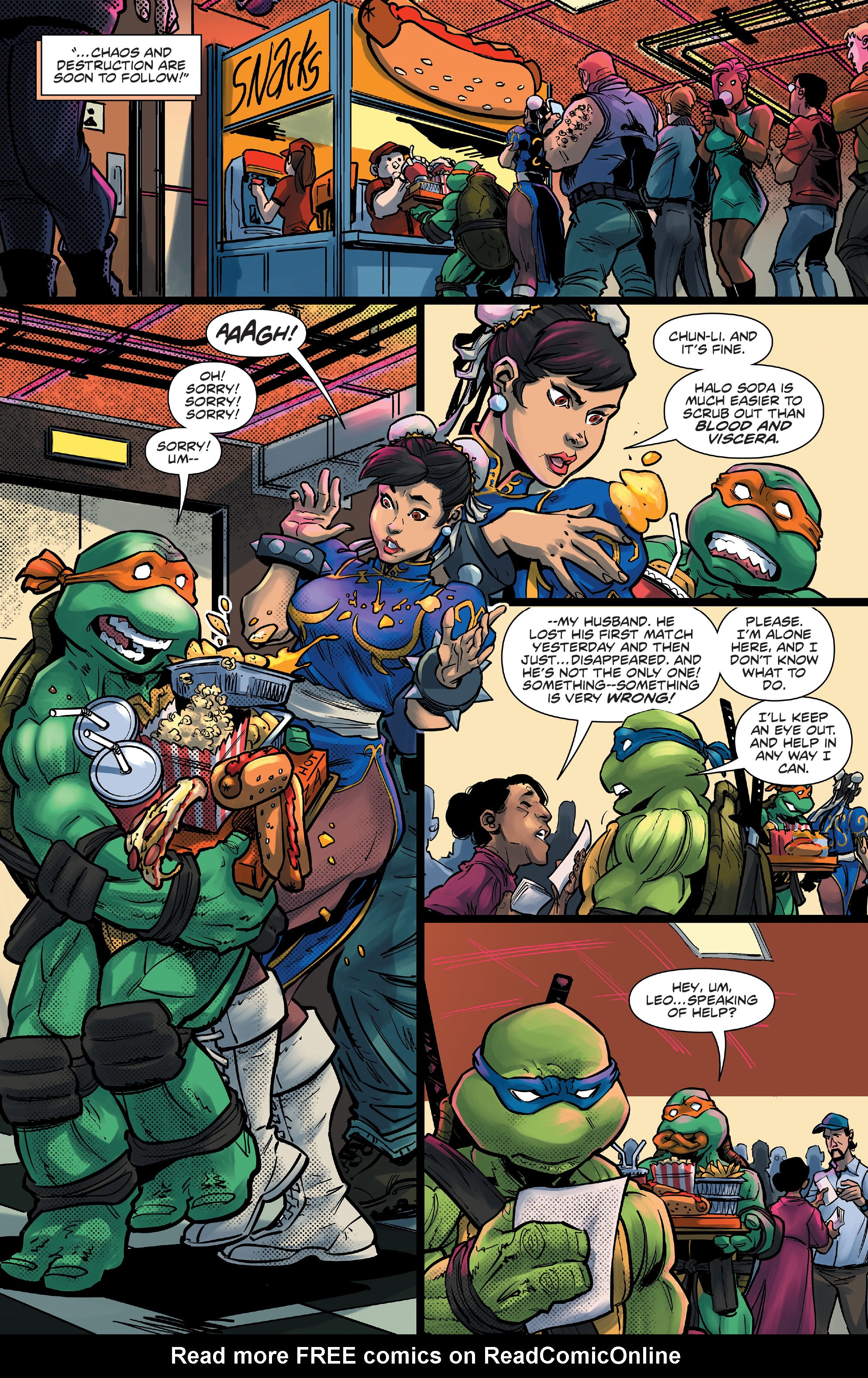 Read online Teenage Mutant Ninja Turtles vs. Street Fighter comic -  Issue #1 - 7