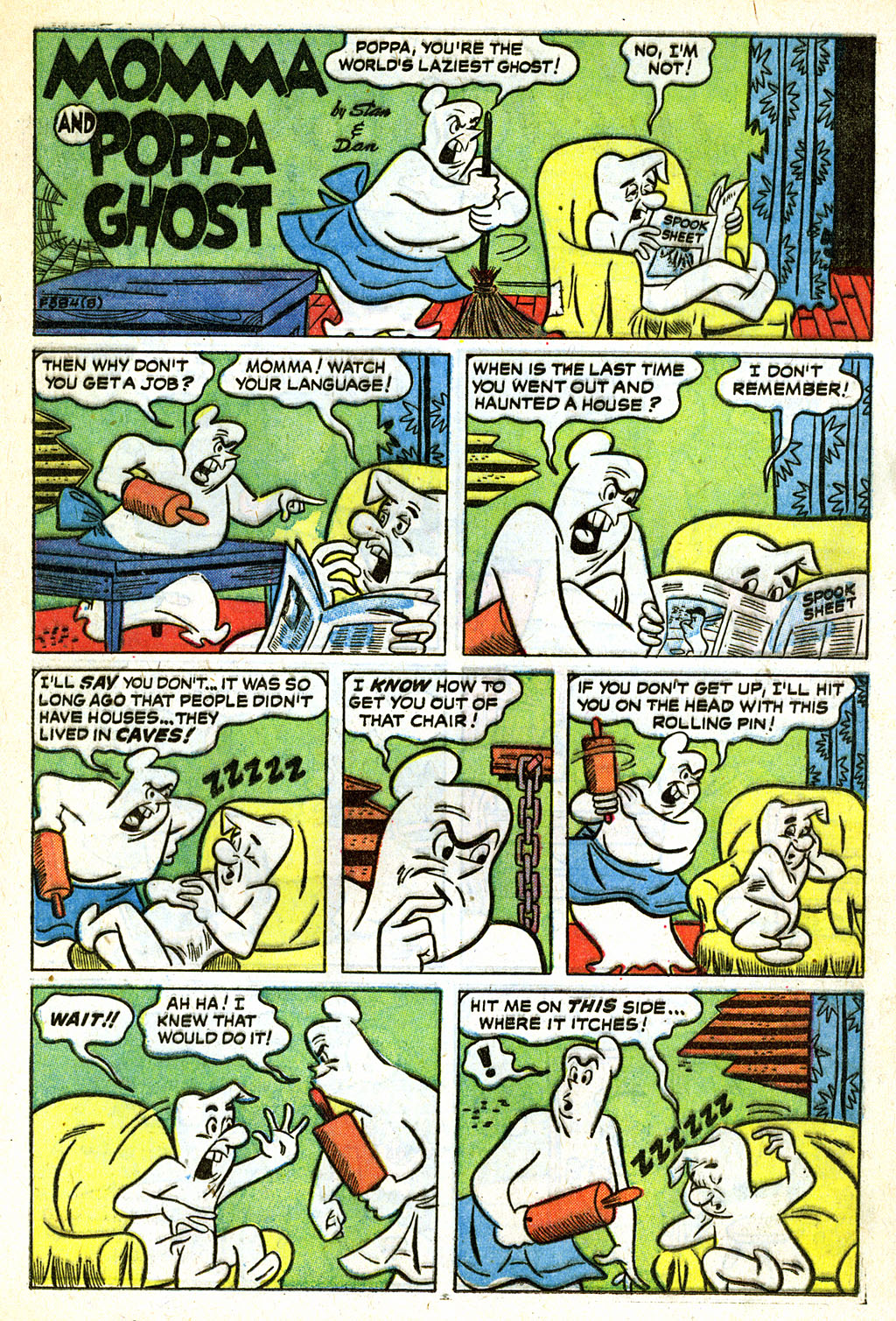 Read online Homer, the Happy Ghost comic -  Issue #1 - 17