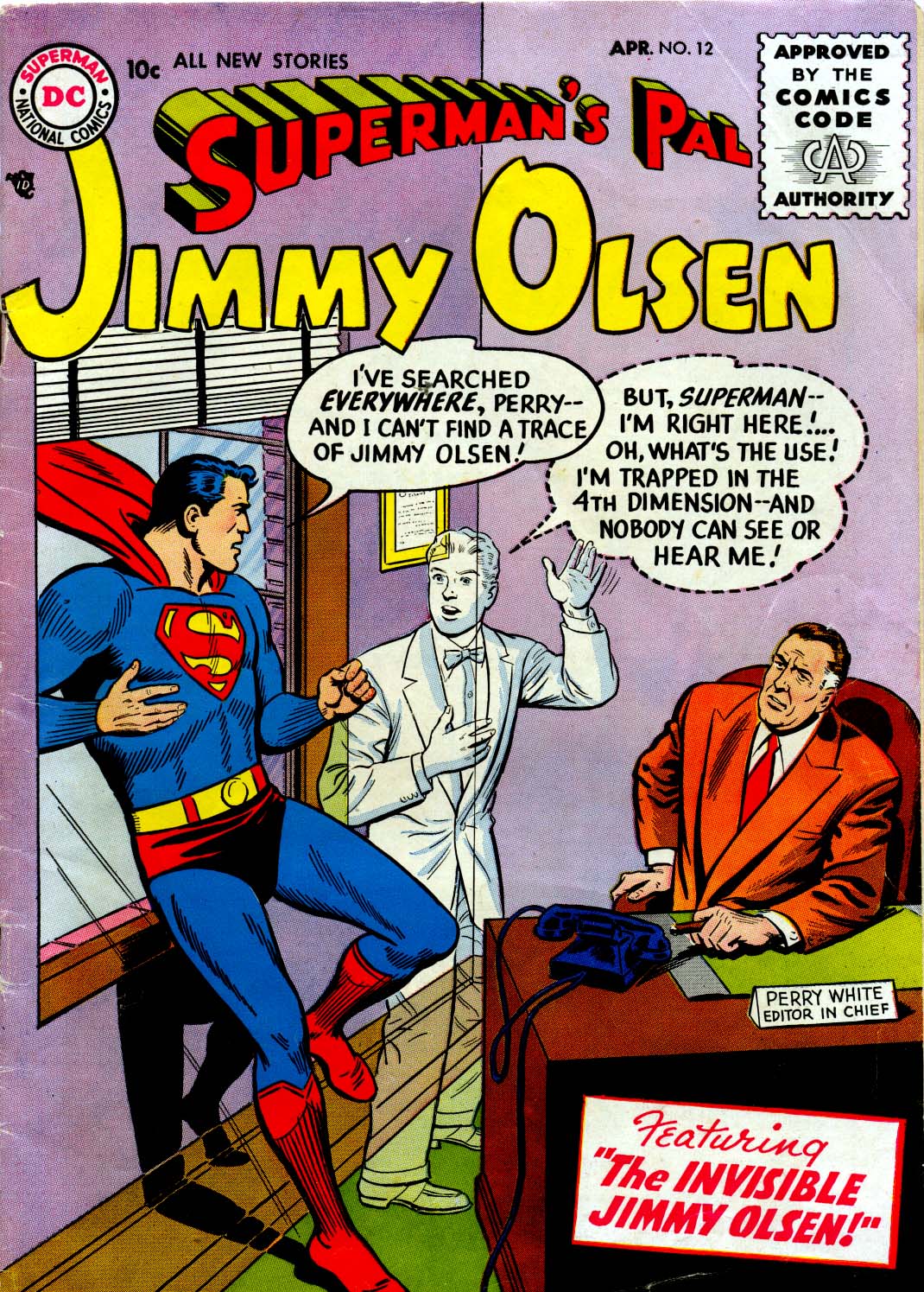 Read online Superman's Pal Jimmy Olsen comic -  Issue #12 - 1