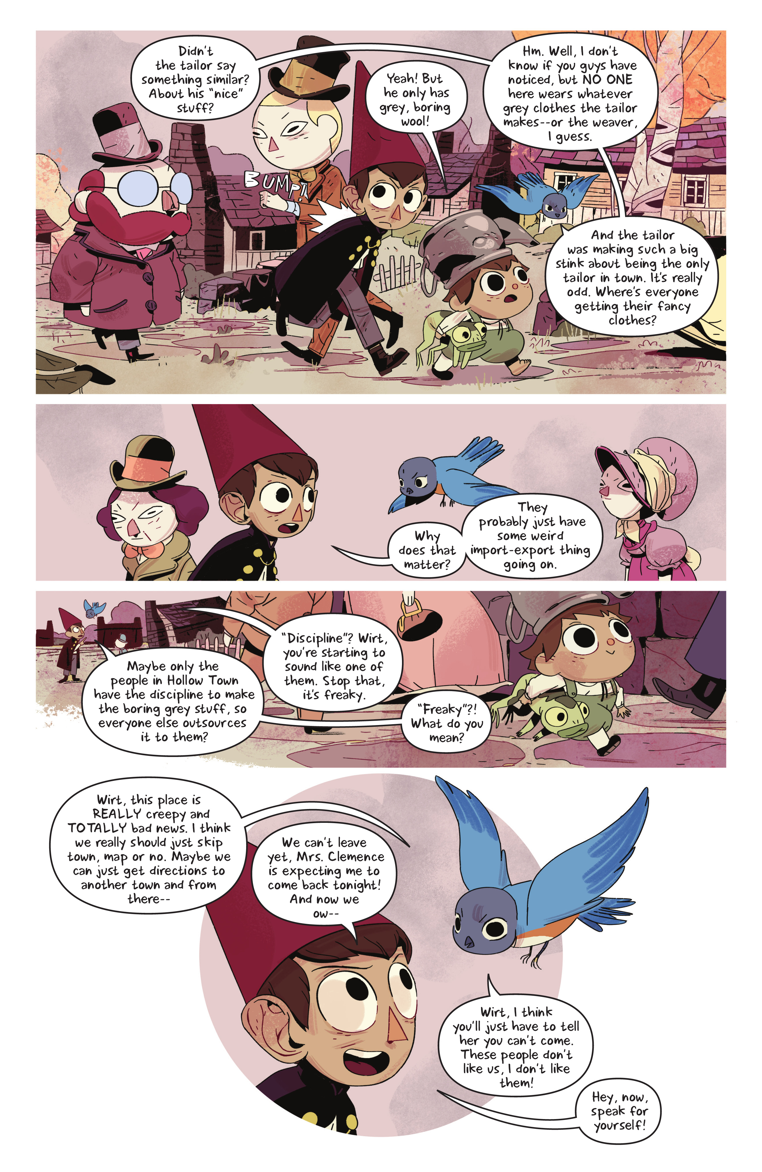 Read online Over the Garden Wall: Hollow Town comic -  Issue # TPB - 44