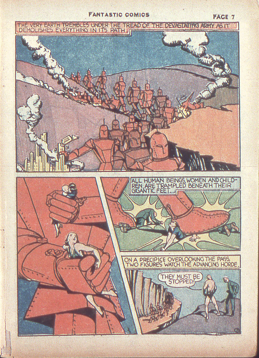 Read online Fantastic Comics comic -  Issue #4 - 9