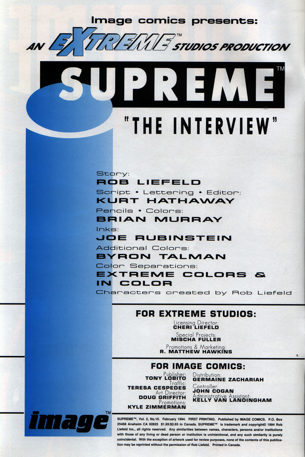 Read online Supreme (1992) comic -  Issue #10 - 2