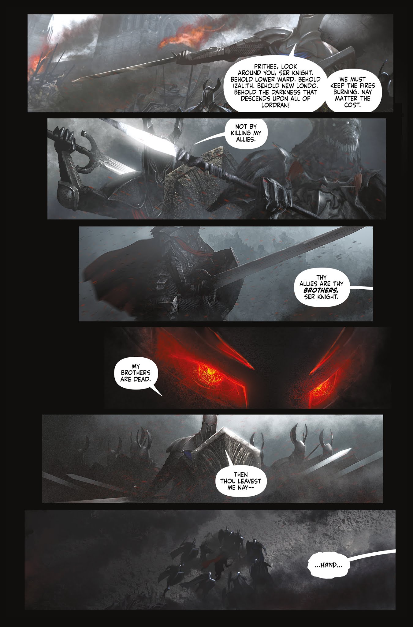 Read online Dark Souls: The Age of Fire comic -  Issue #4 - 9